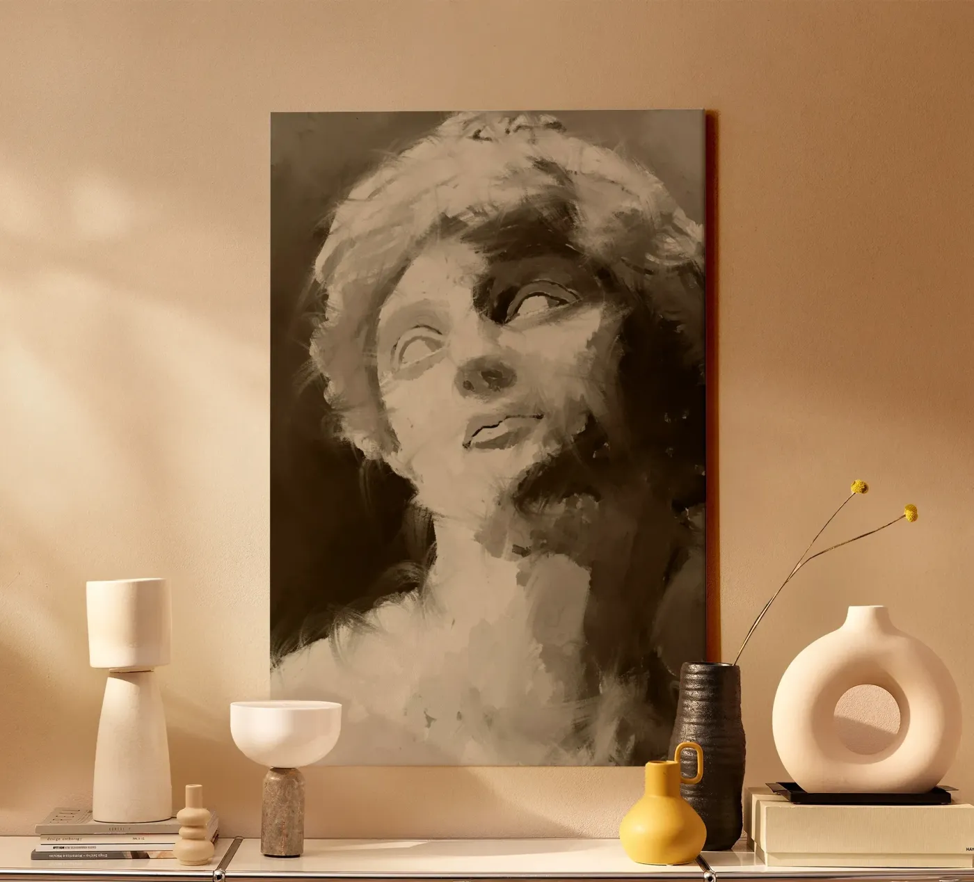 Attic Light canvas by treechild