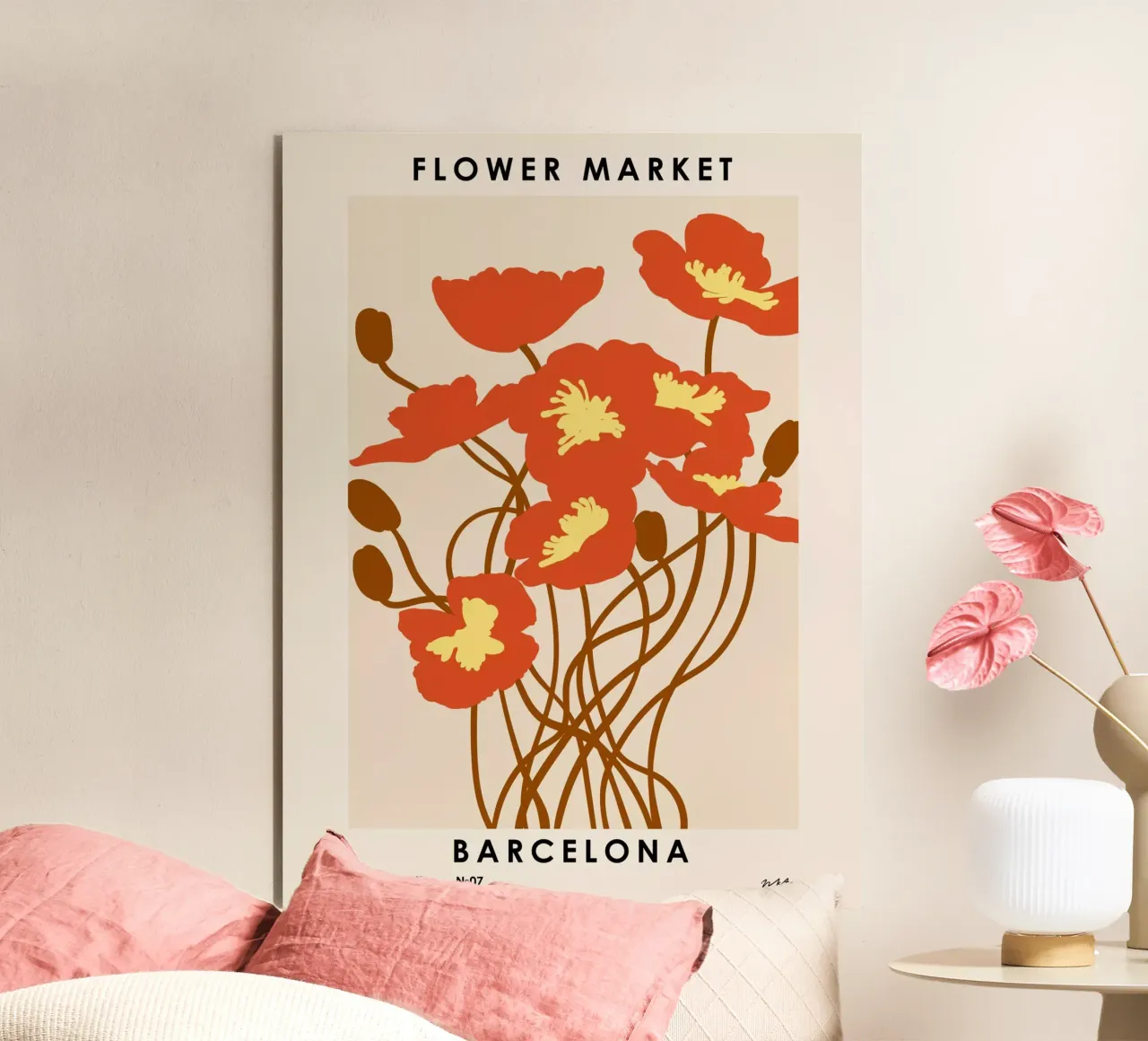 Mercato dei fiori. Barcellona alluminio dibond da NKTN Design