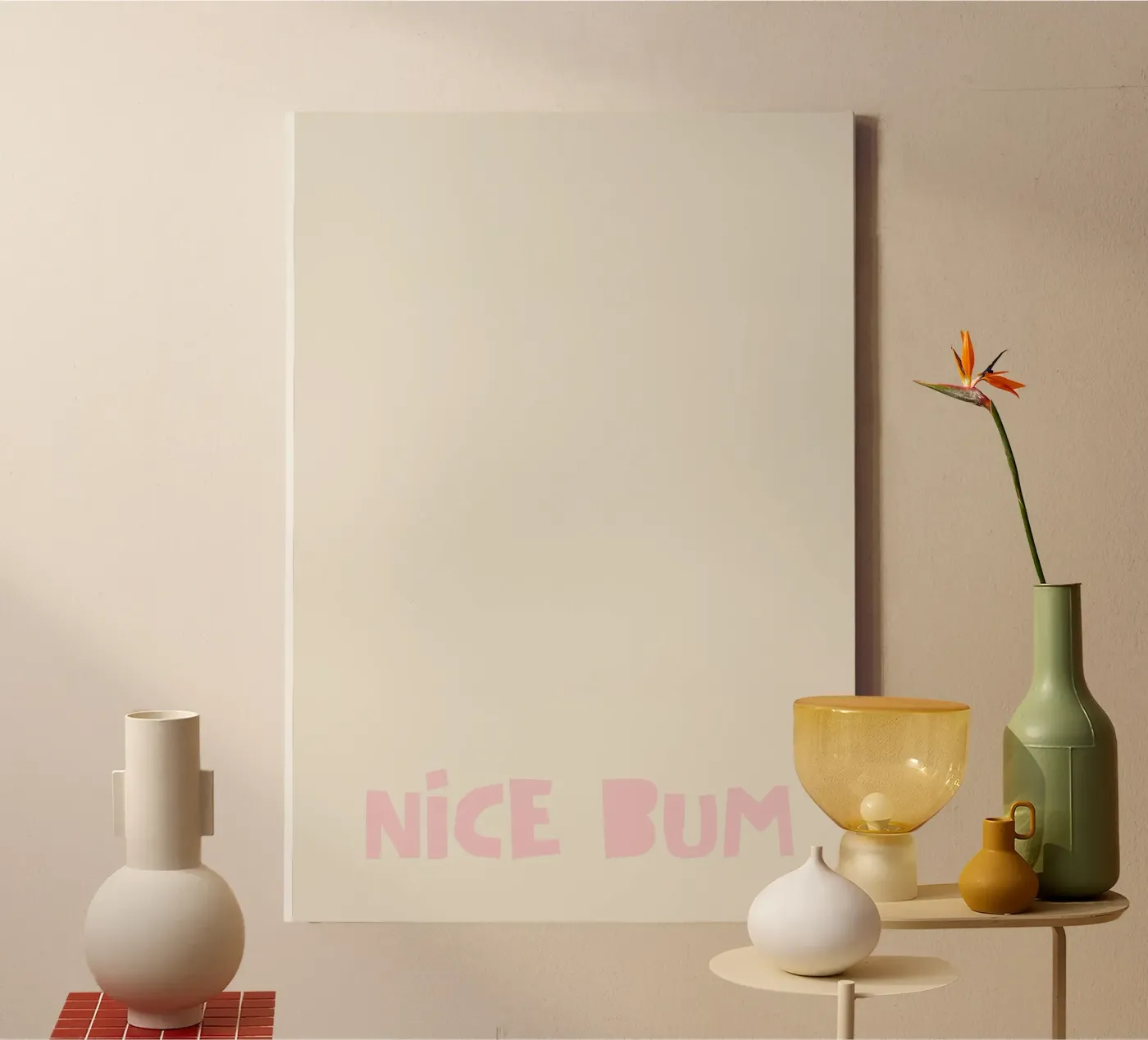 NICE BUM tela da PurePeachCleanLine