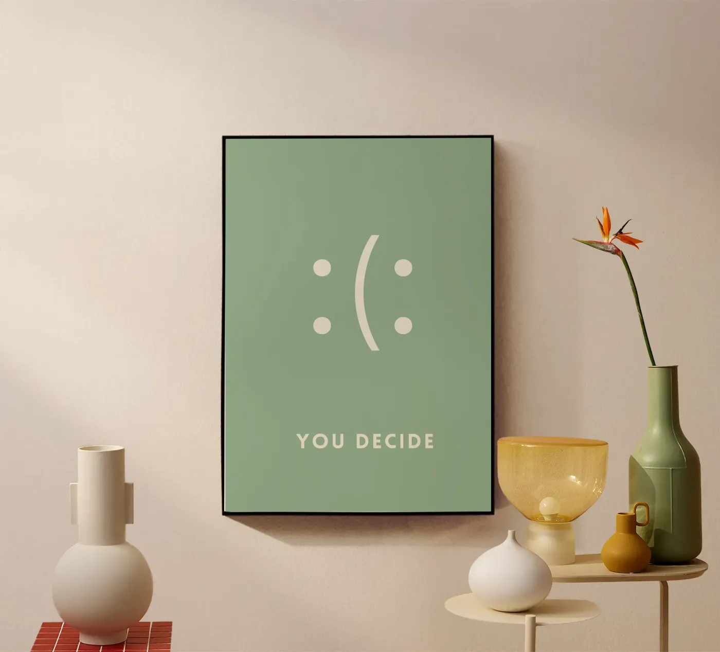 You Decide plexiglass da PurePeachCleanLine