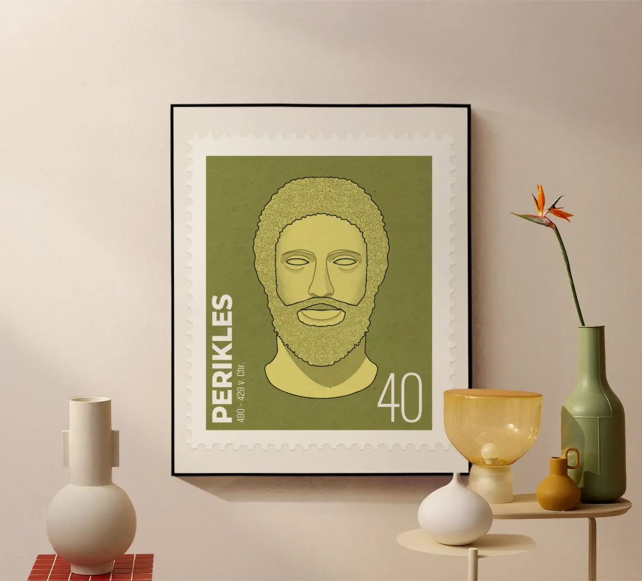 Francobollo Pericle plexiglass da Face & Content