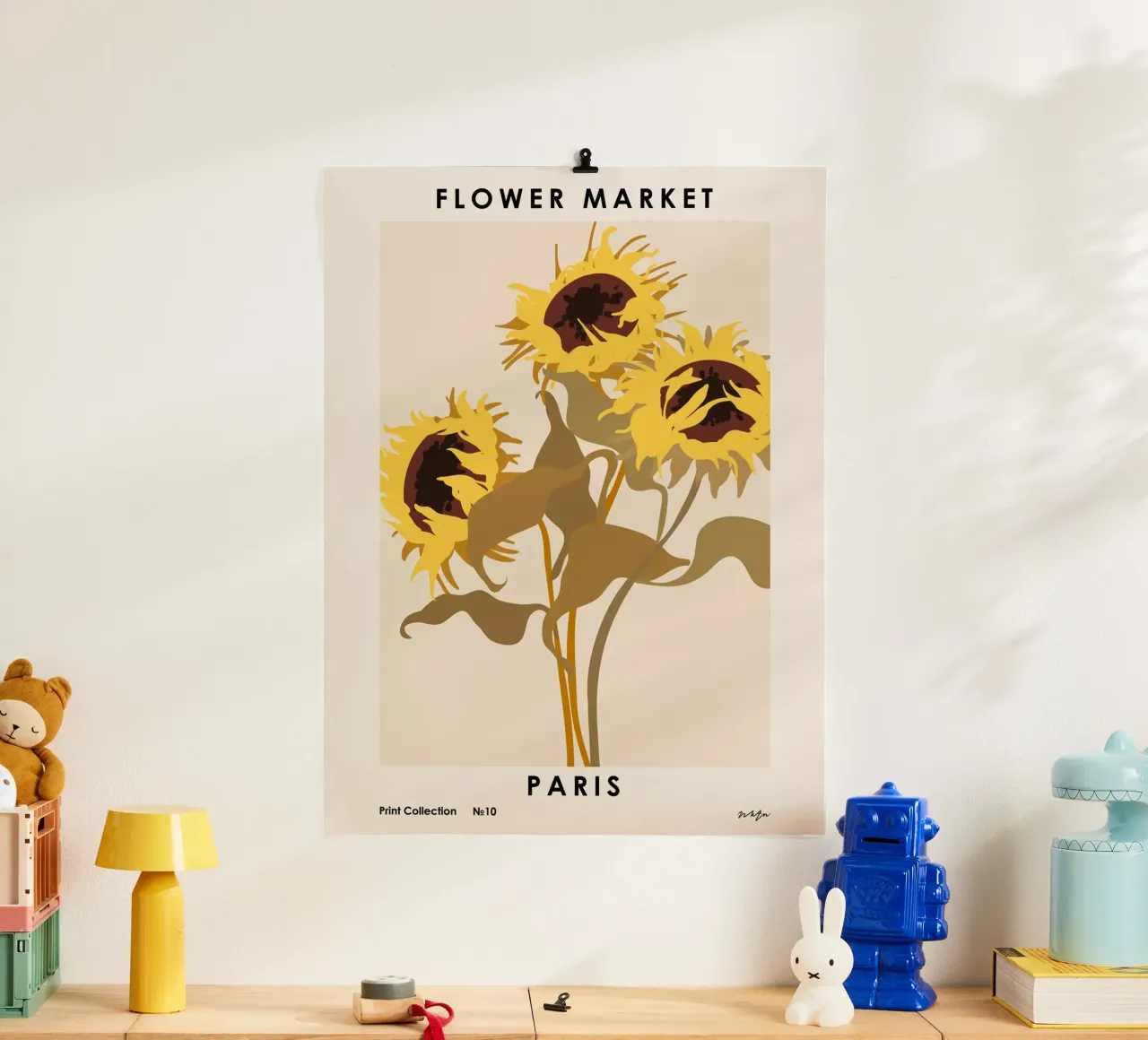 Mercado de las flores. París hahnemühle de NKTN Design