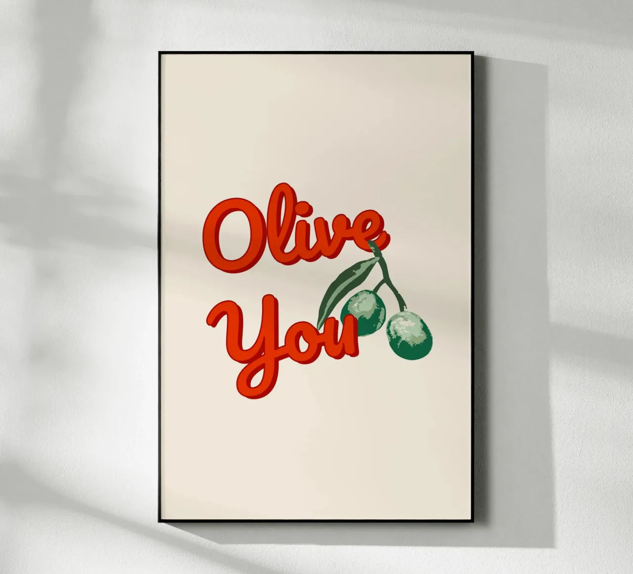 Olive You plexiglass da Trend Collection by Palmartprints
