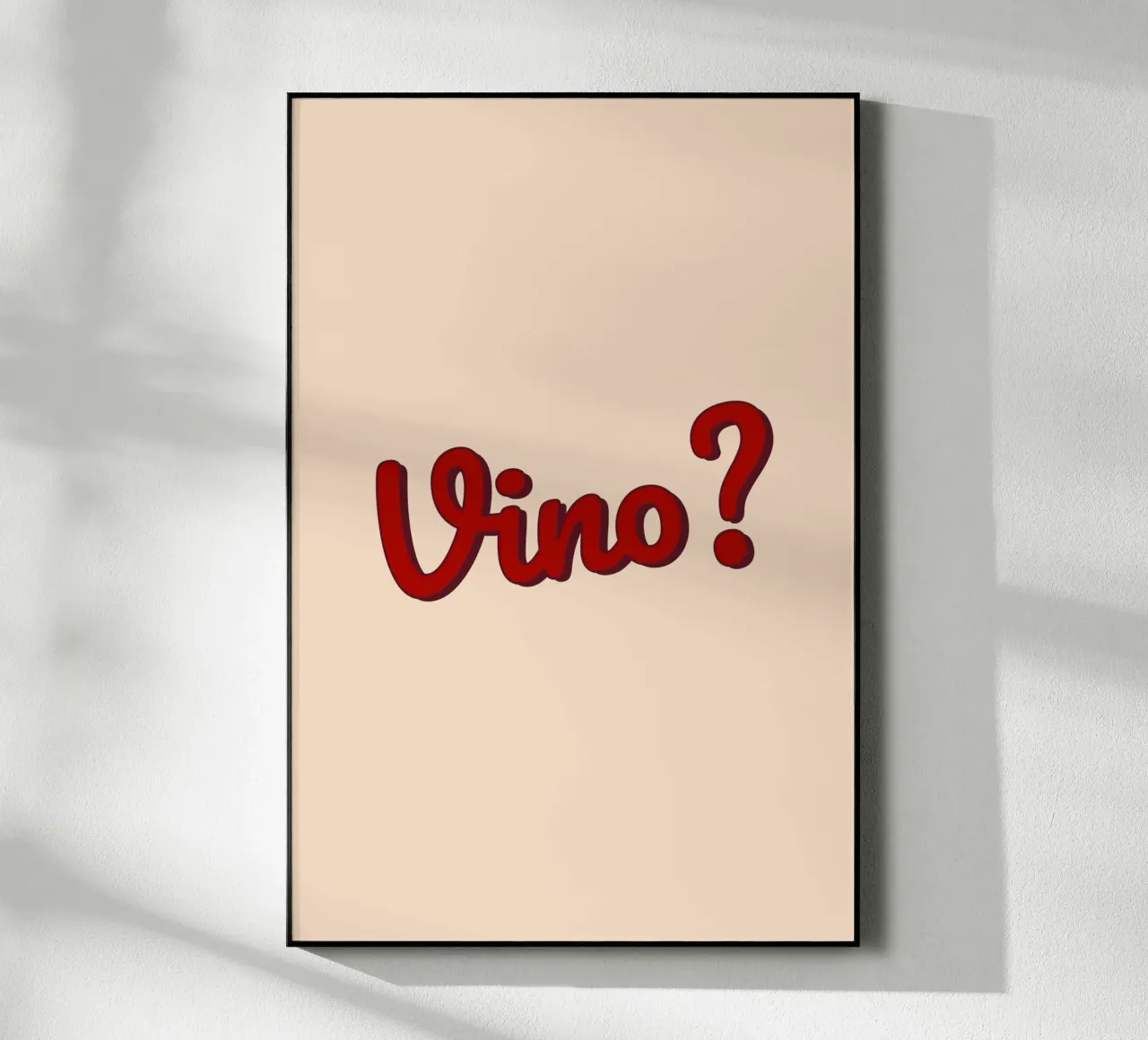 Vino? plexiglass da Trend Collection by Palmartprints