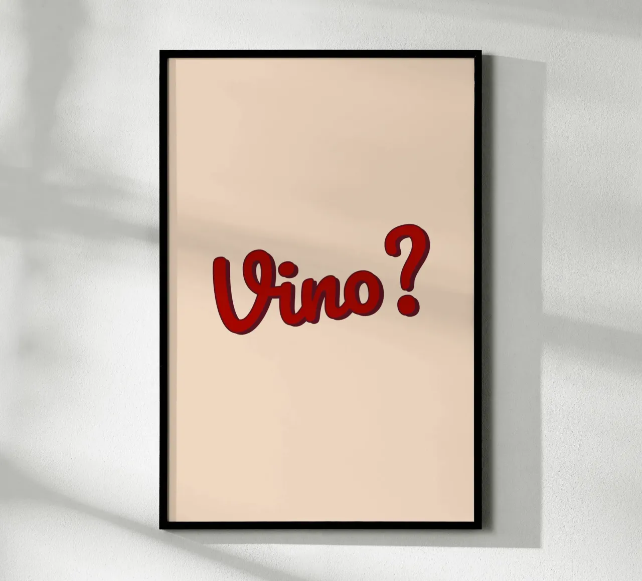 Vino? poster da Trend Collection by Palmartprints