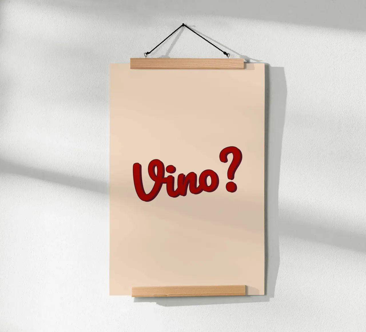 Vino? poster da Trend Collection by Palmartprints