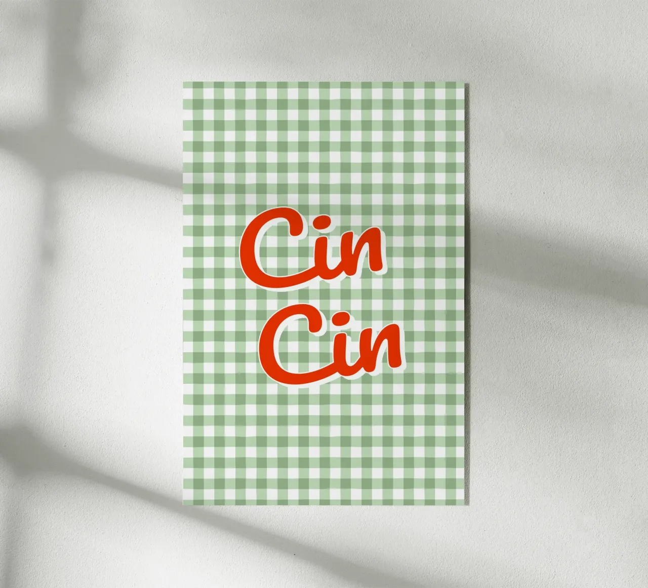 Cin Cin acrylic glass by Trend Collection by Palmartprints