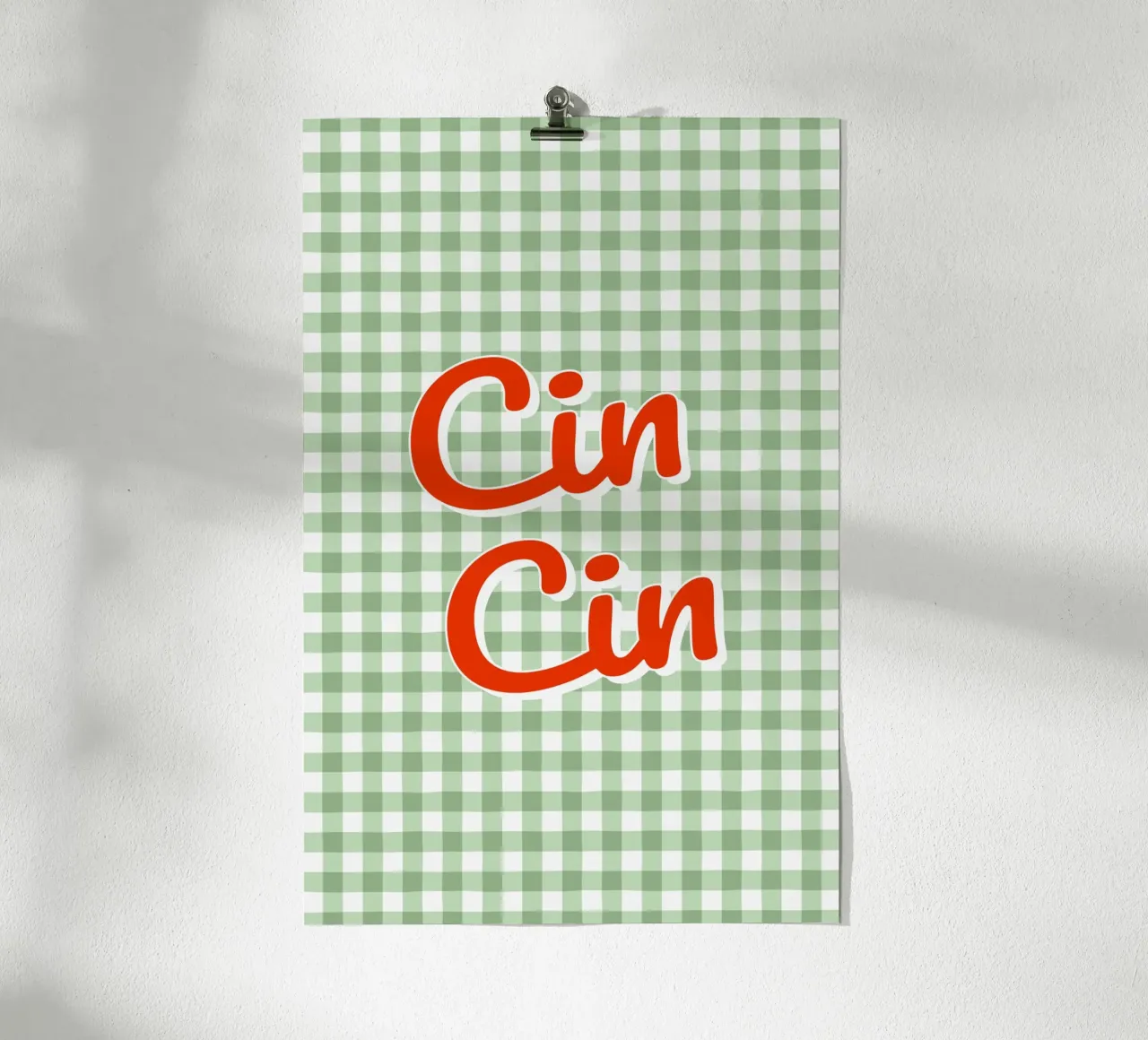 Cin Cin poster by Trend Collection by Palmartprints