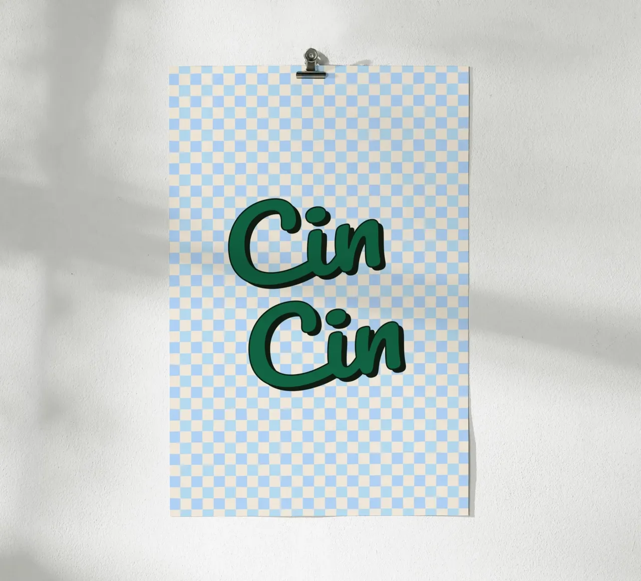 Cin Cin poster by Trend Collection by Palmartprints
