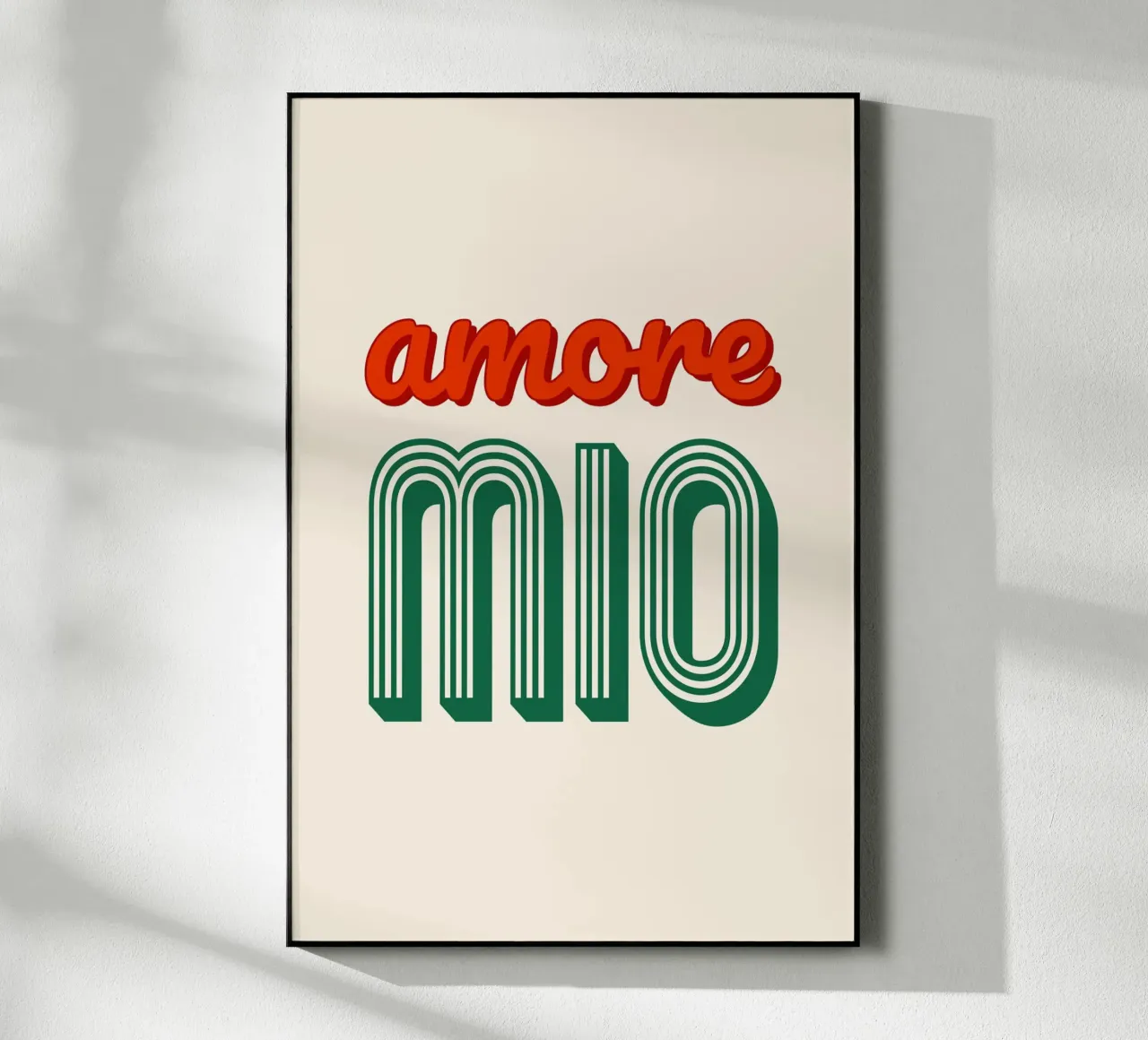 Amore Mio plexiglass da Trend Collection by Palmartprints