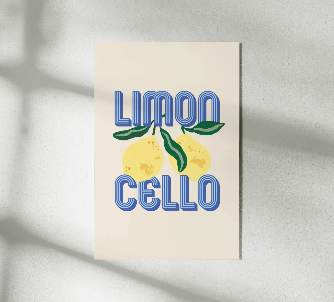 Limoncello plexiglass da Trend Collection by Palmartprints