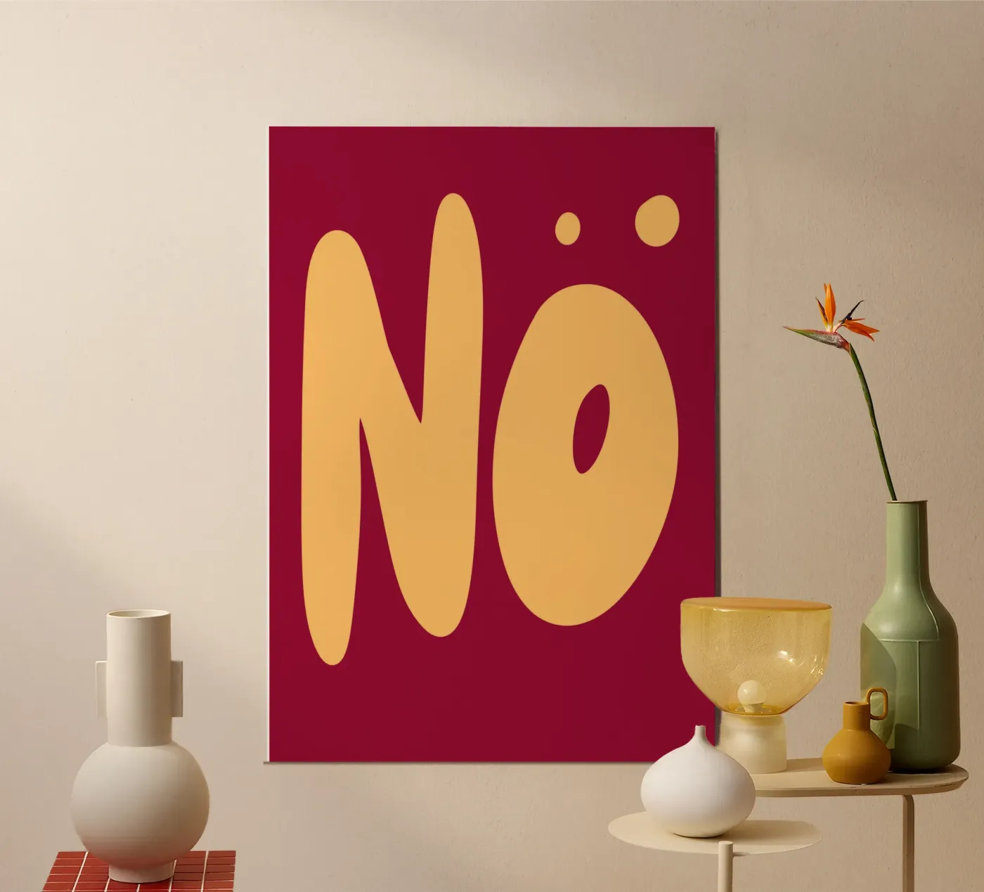 nö rot poster da mariescolours