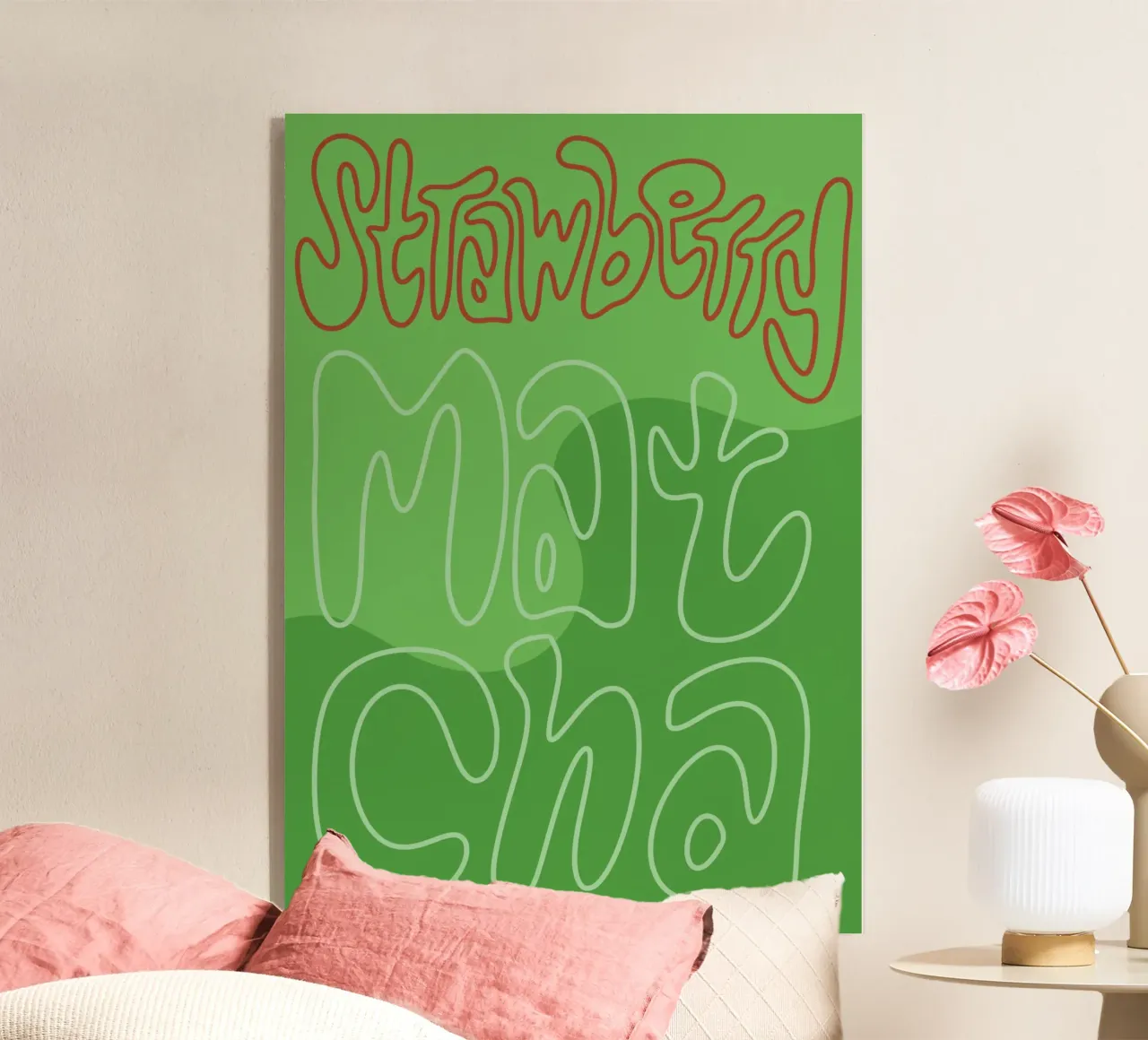 strawberry matcha plexiglass da mariescolours