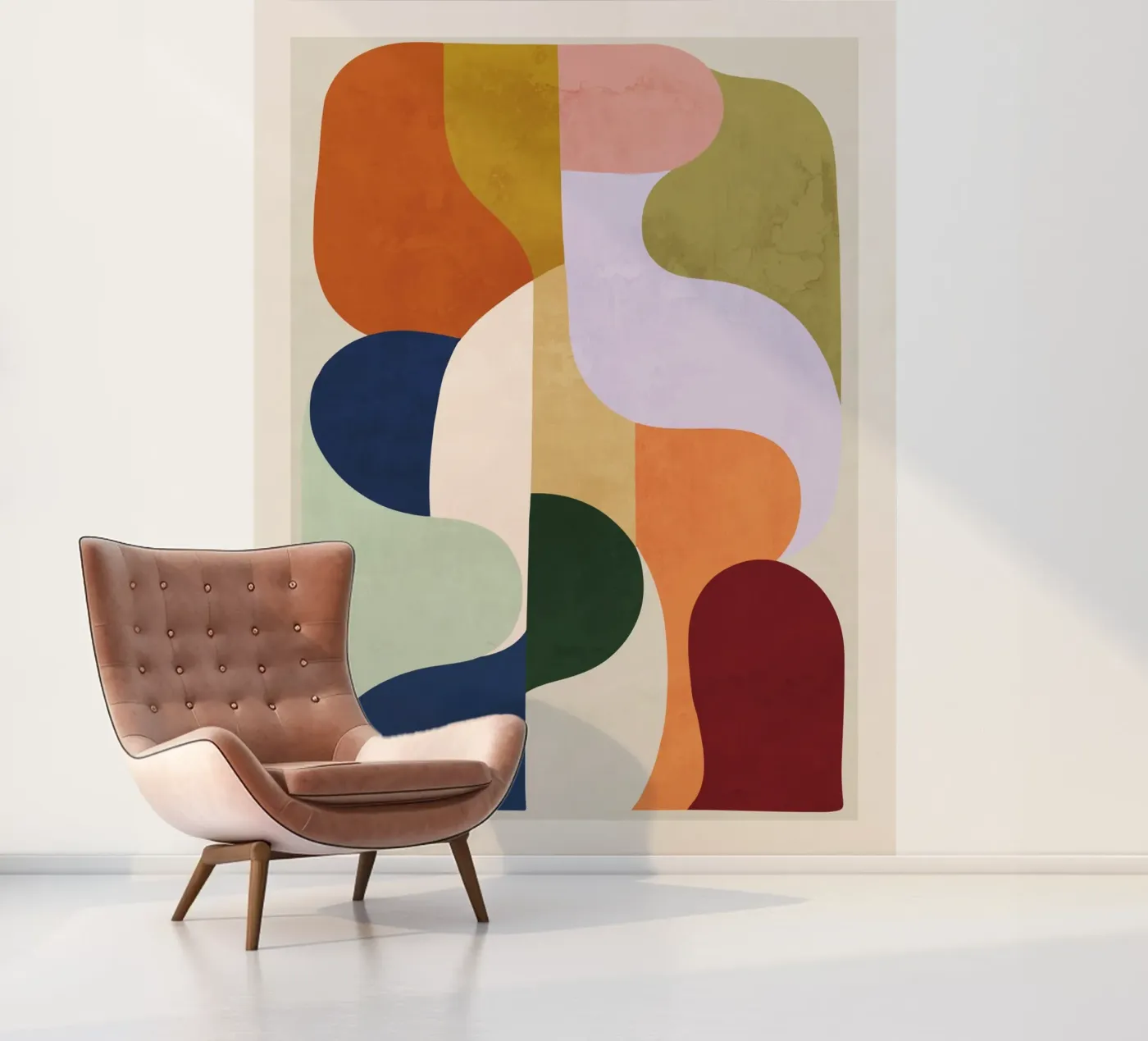 Color Forms fotobehang van ThingDesign