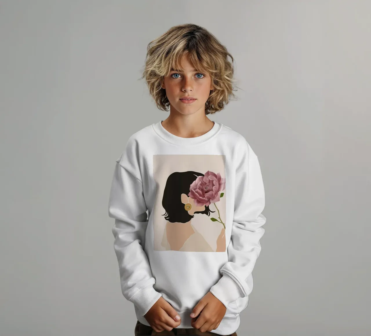 Essenza femminile felpa bambino da DesignArt