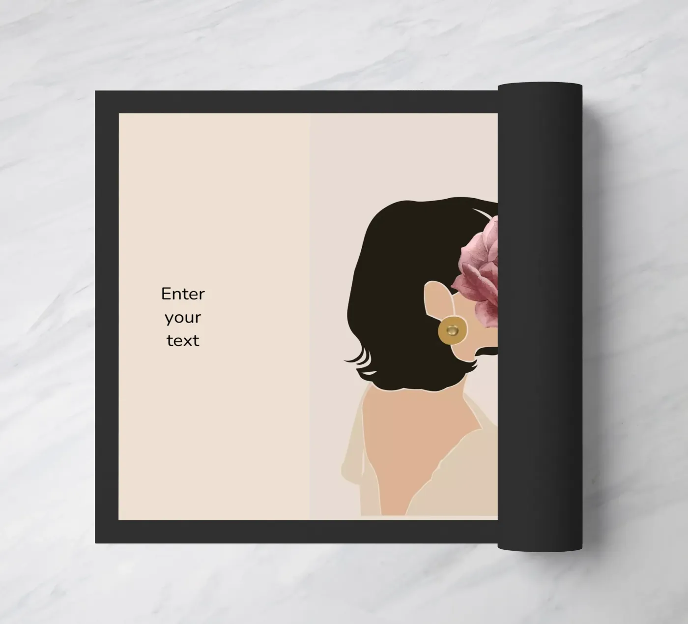 Weibliche Essenz Fußmatte von DesignArt