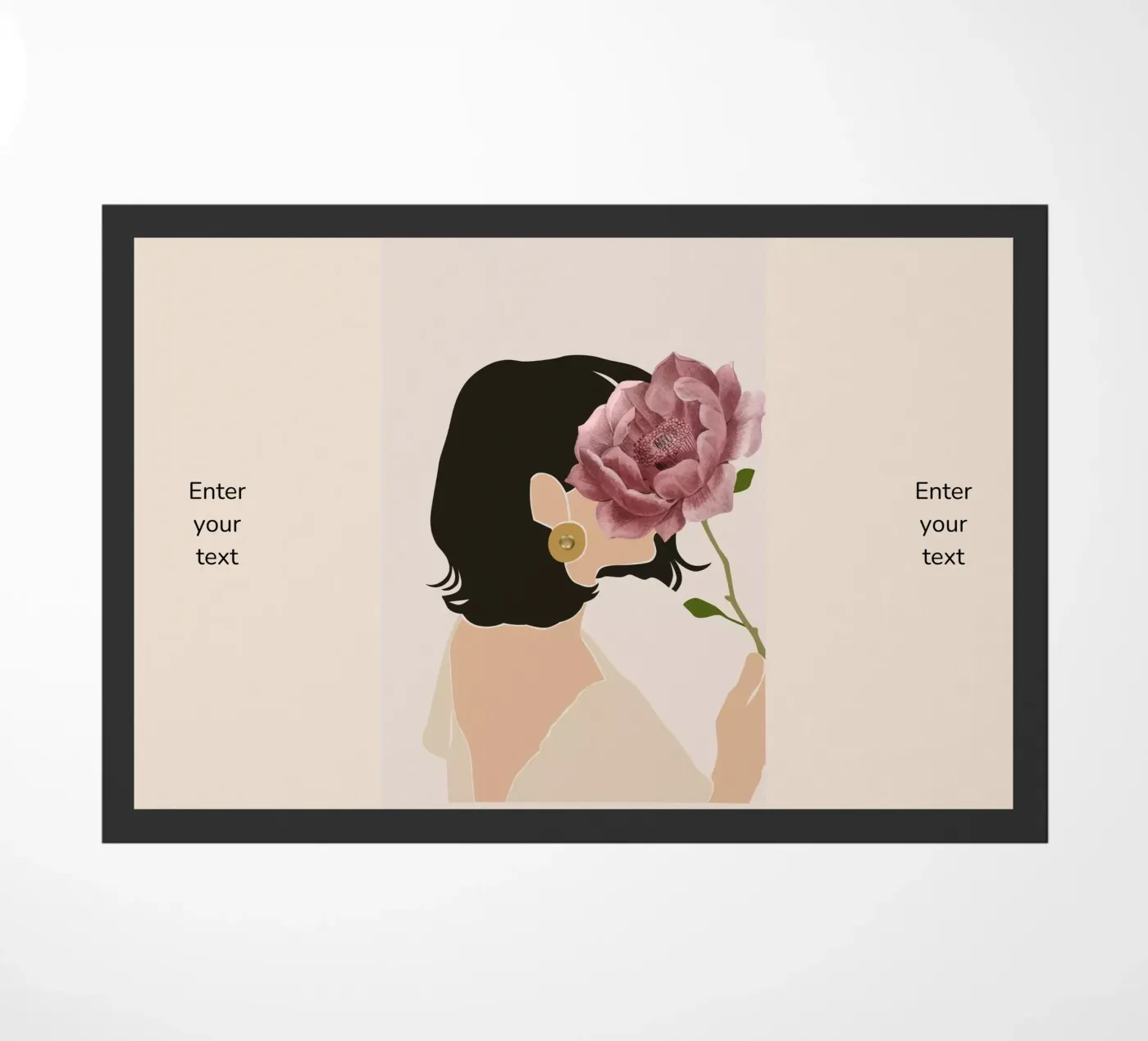 Weibliche Essenz Fußmatte von DesignArt