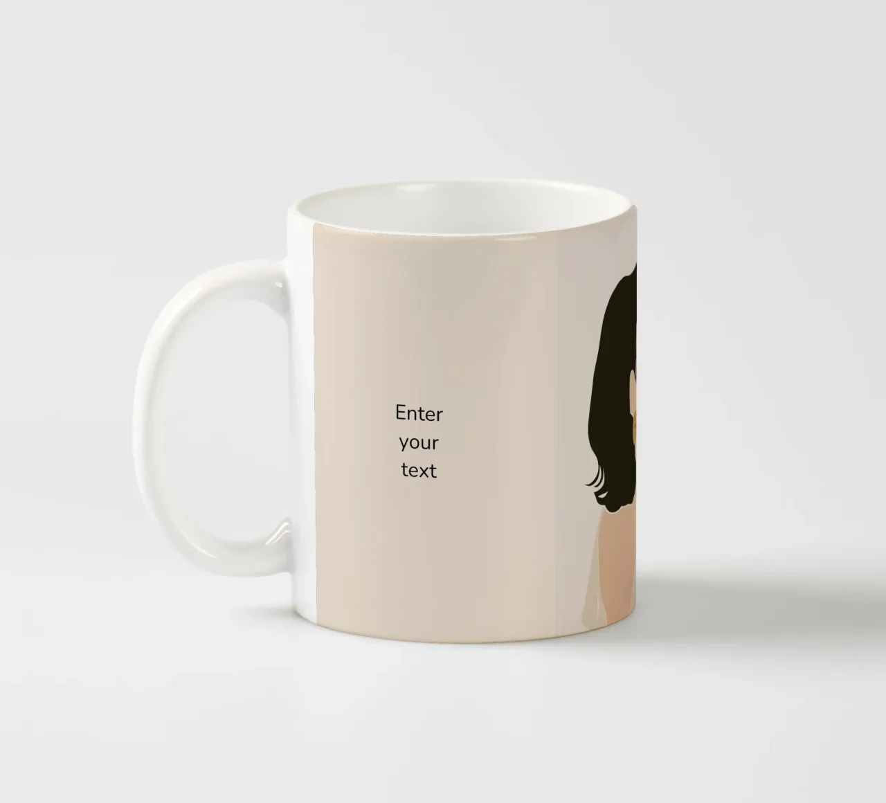 Essenza femminile tazza in ceramica da DesignArt