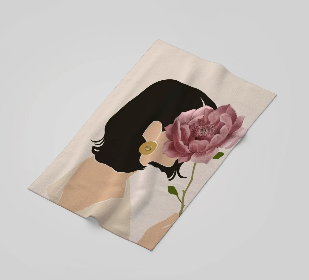 Essenza femminile telo mare da DesignArt