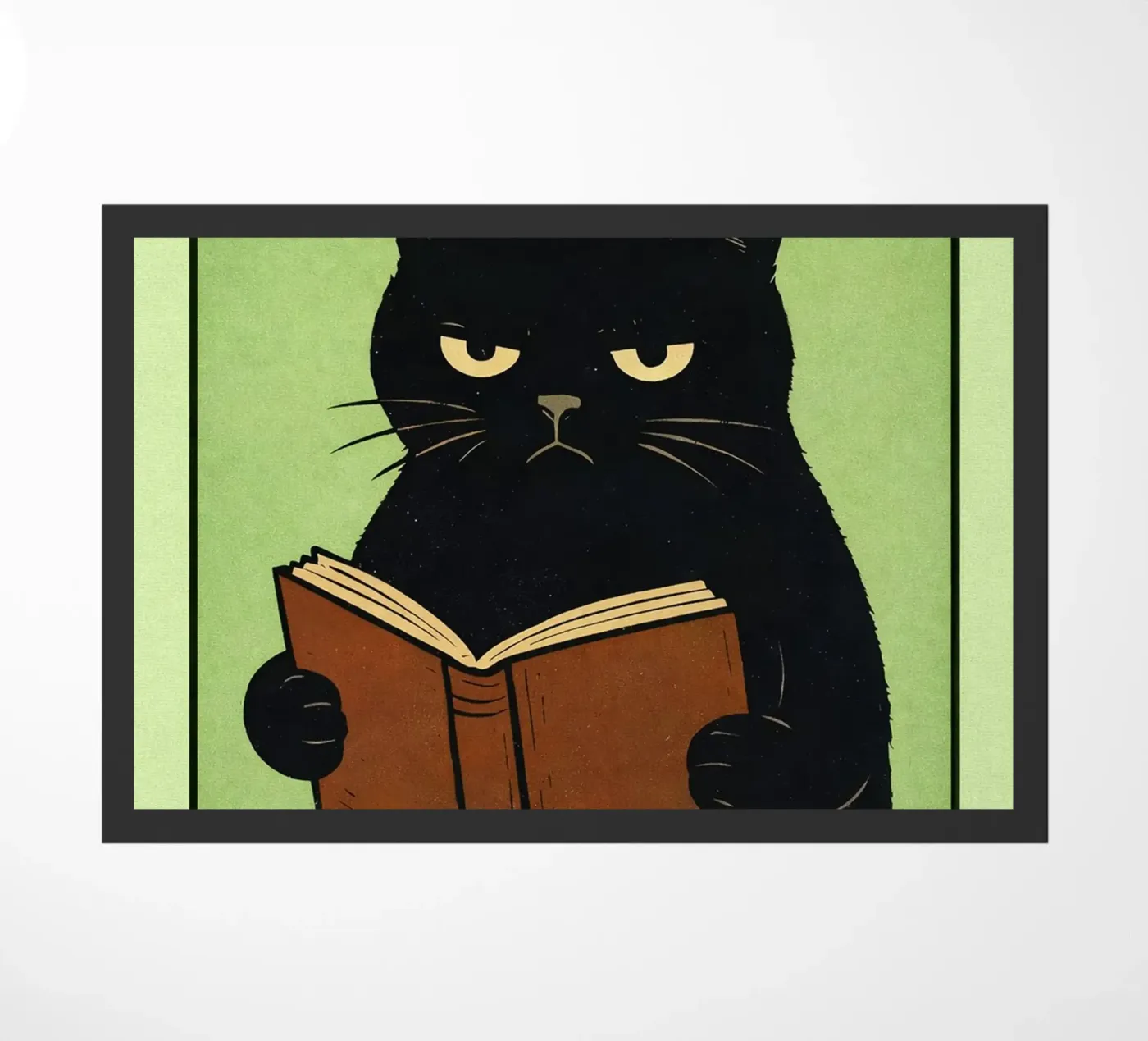 in reading cat deurmat van pasadenan