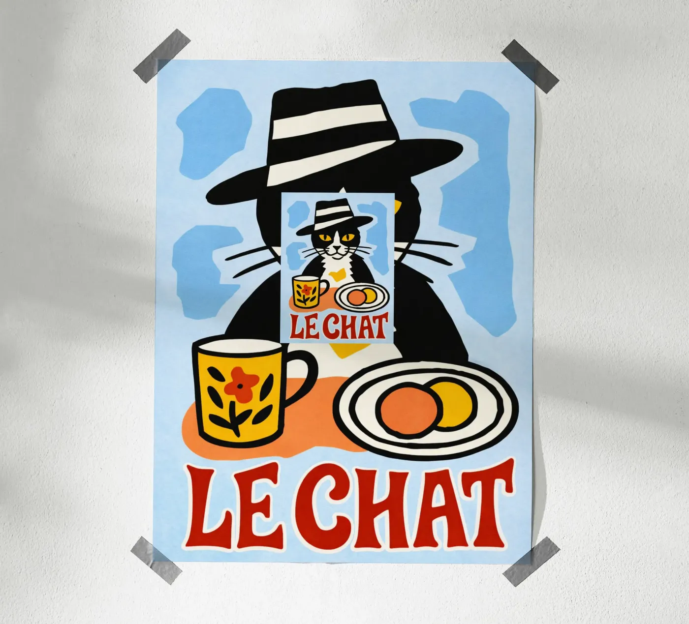 die Katze Poster von pasadenan