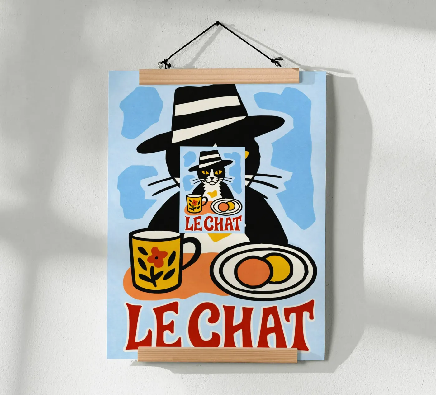 die Katze Poster von pasadenan