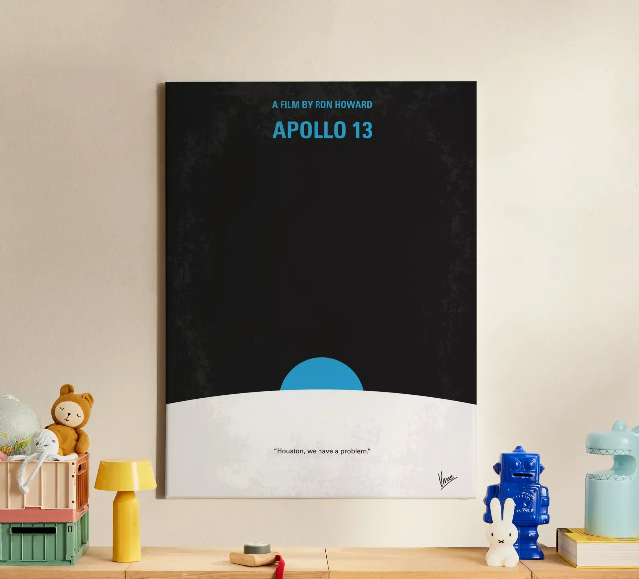 No151 My Apollo 13 minimal movie poster tela da Chungkong
