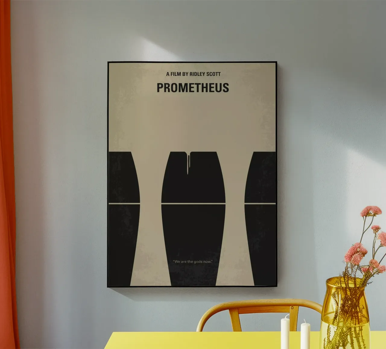 No157 My Prometheus minimal movie poster plexiglass da Chungkong