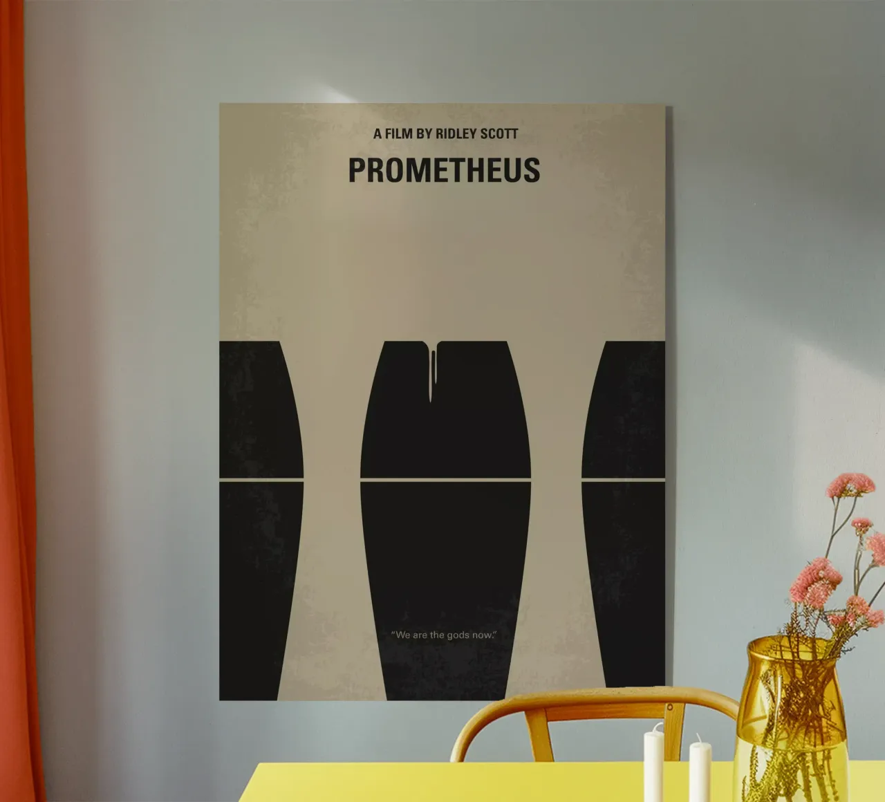 No157 My Prometheus minimal movie poster plexiglass da Chungkong