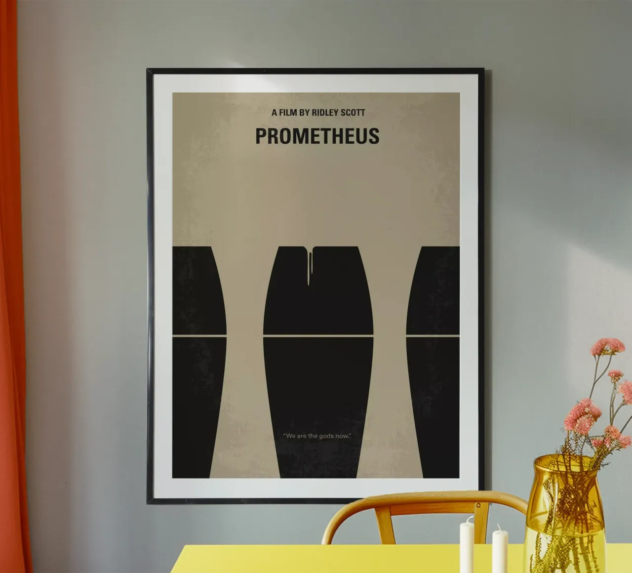 No157 My Prometheus minimal movie poster poster con telaio in plastica da Chungkong