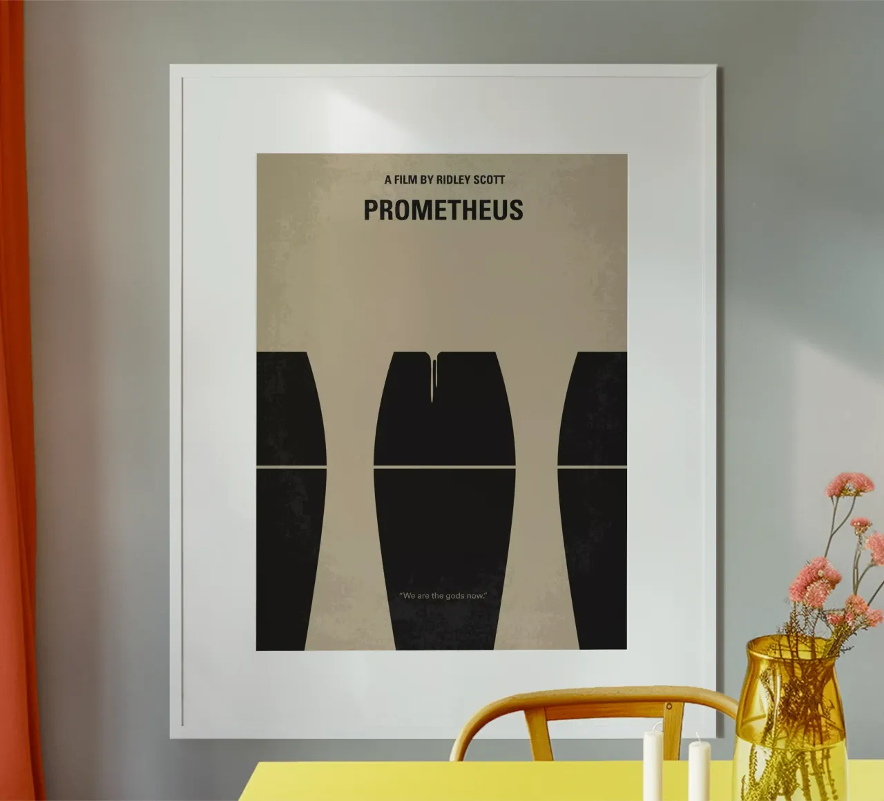 No157 My Prometheus minimal movie poster poster con telaio in plastica da Chungkong