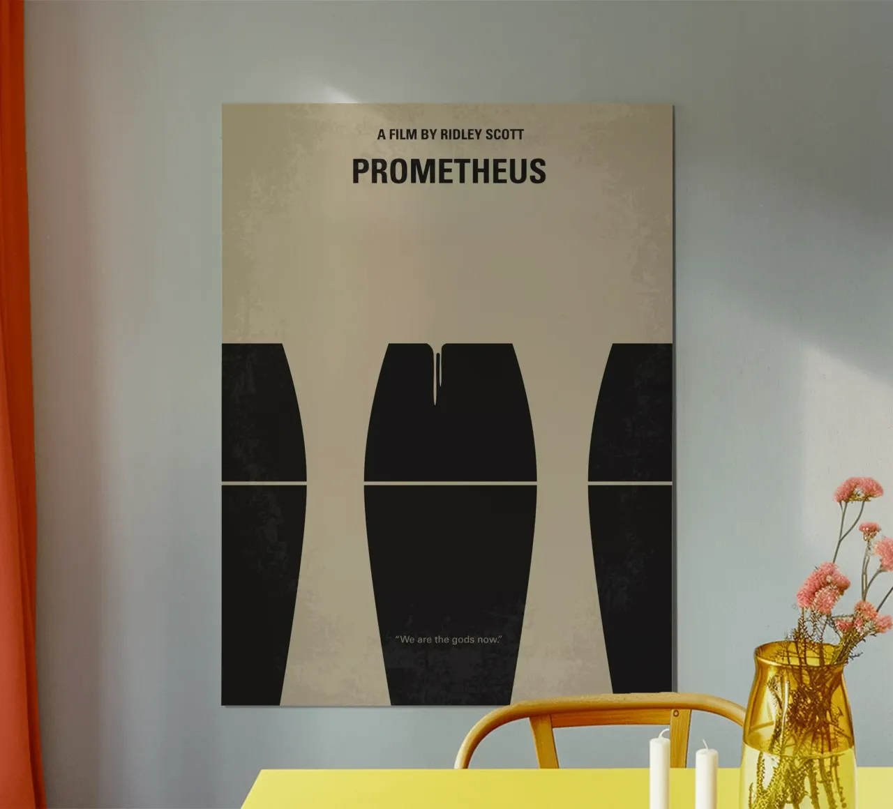 No157 My Prometheus minimal movie poster poster con telaio in plastica da Chungkong