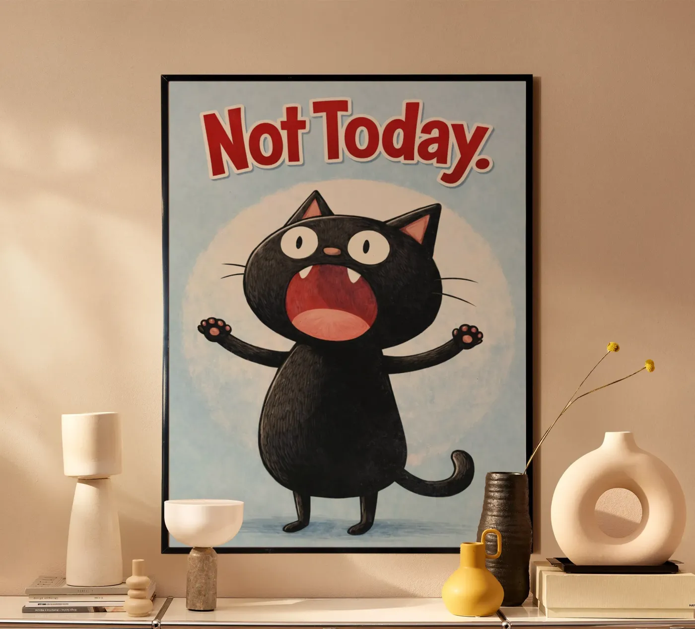 not today poster by pasadenan