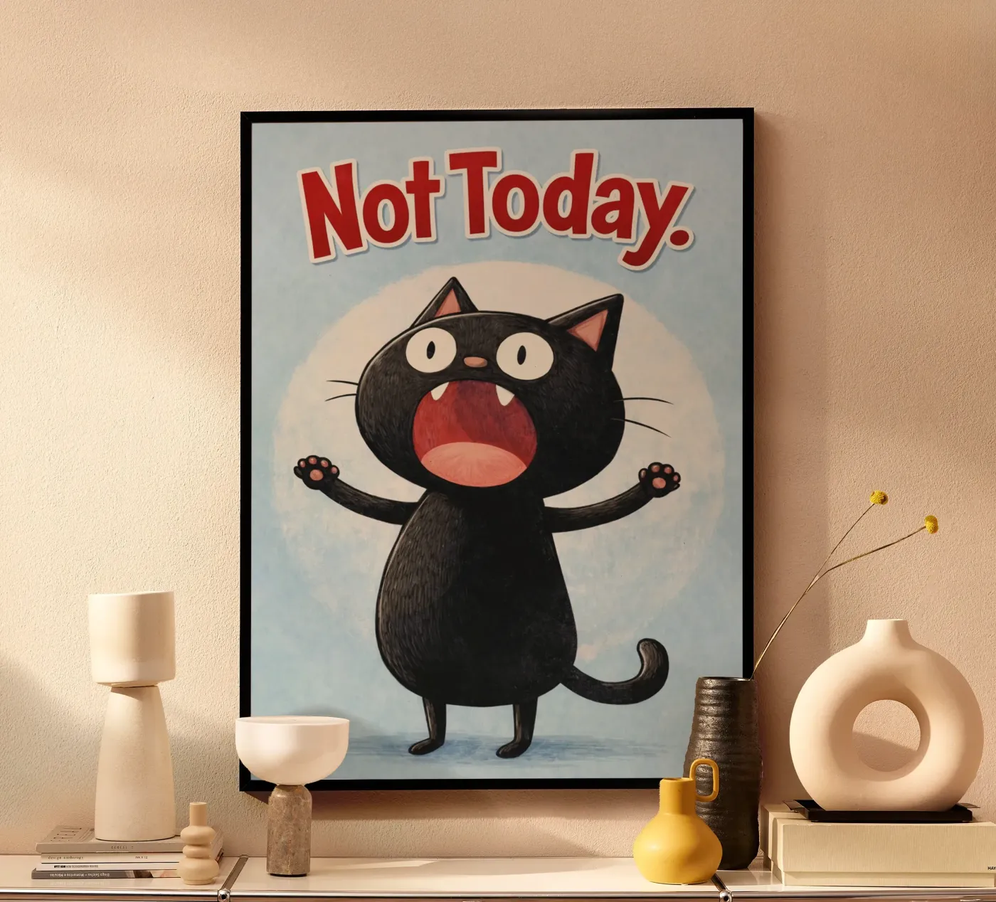 not today poster by pasadenan