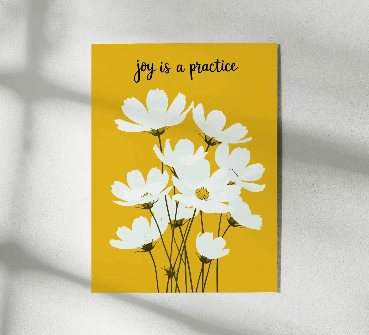 LA GIOIA È UNA PRATICA plexiglass da FELICIA