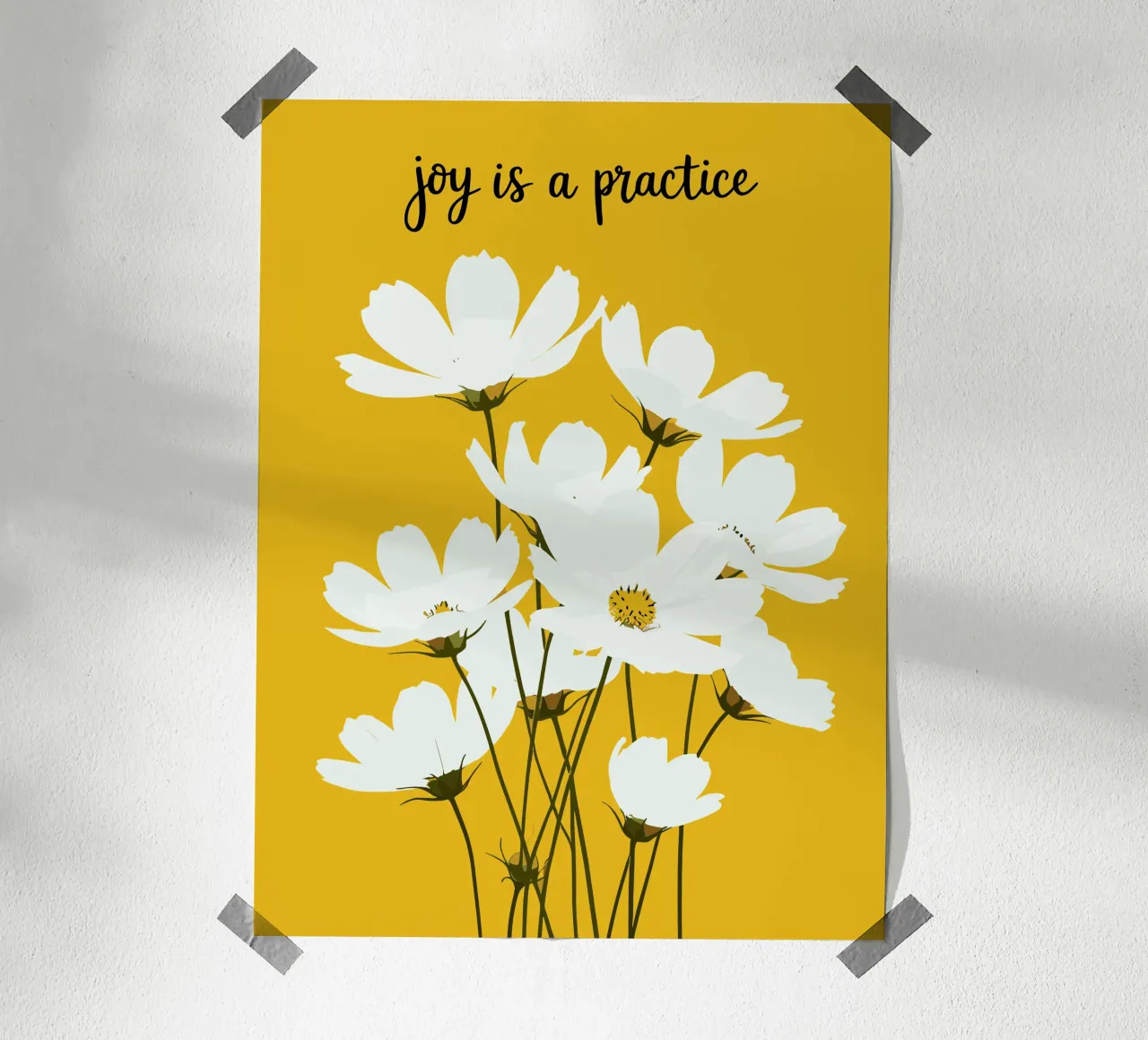 LA GIOIA È UNA PRATICA poster da FELICIA