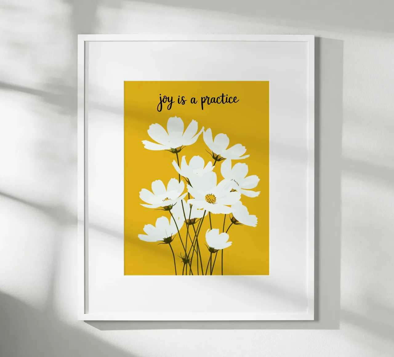 LA GIOIA È UNA PRATICA poster da FELICIA