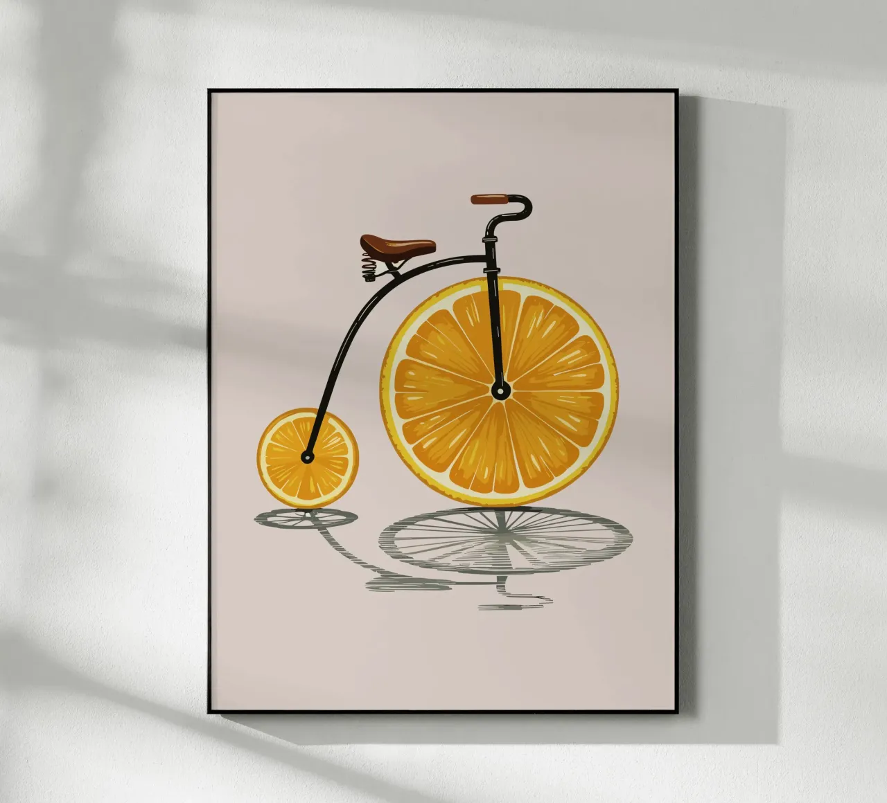 ORANGE WEELS SHADOW acrylic glass by FELICIA