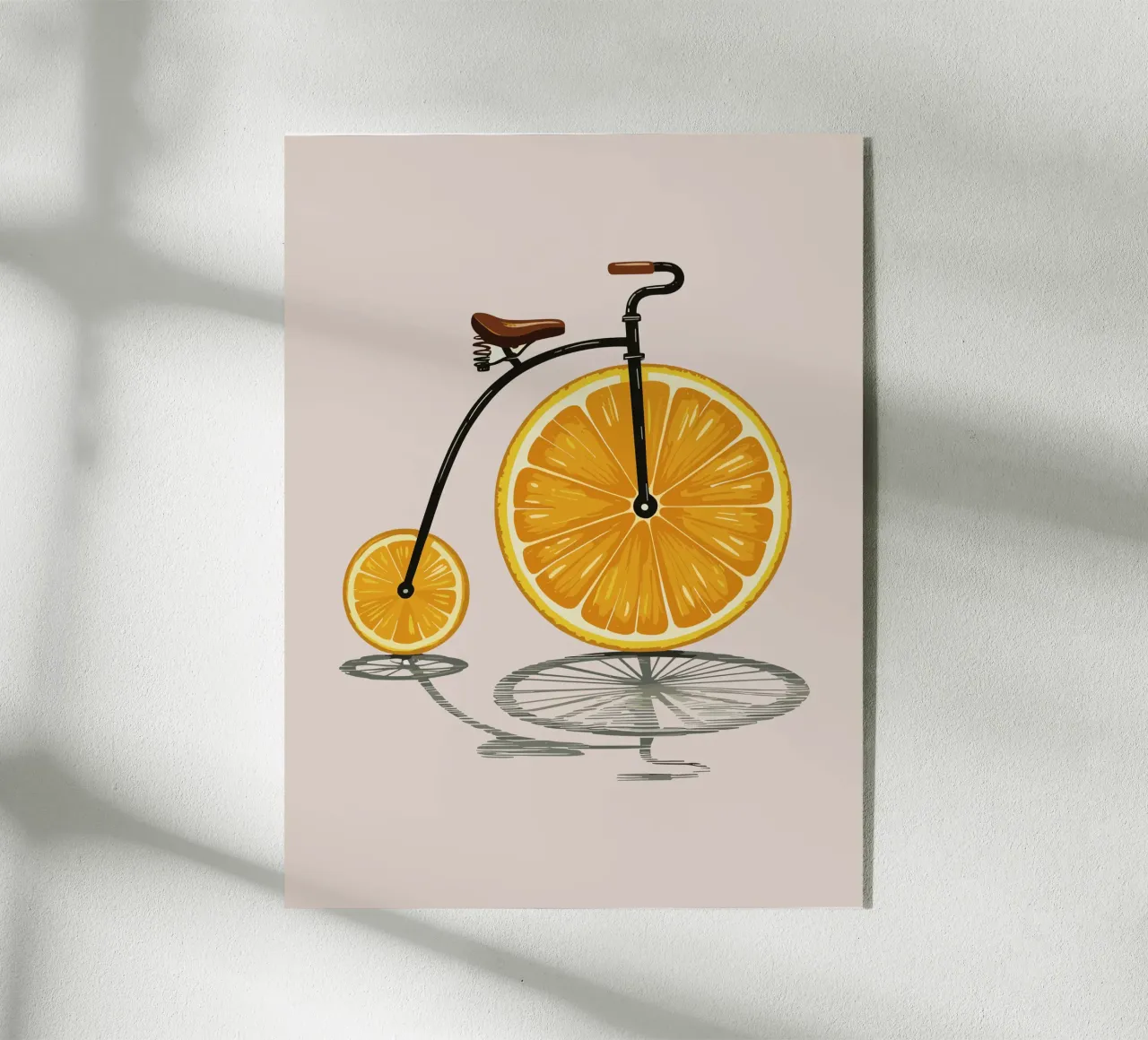 ORANGE WEELS SHADOW acrylic glass by FELICIA