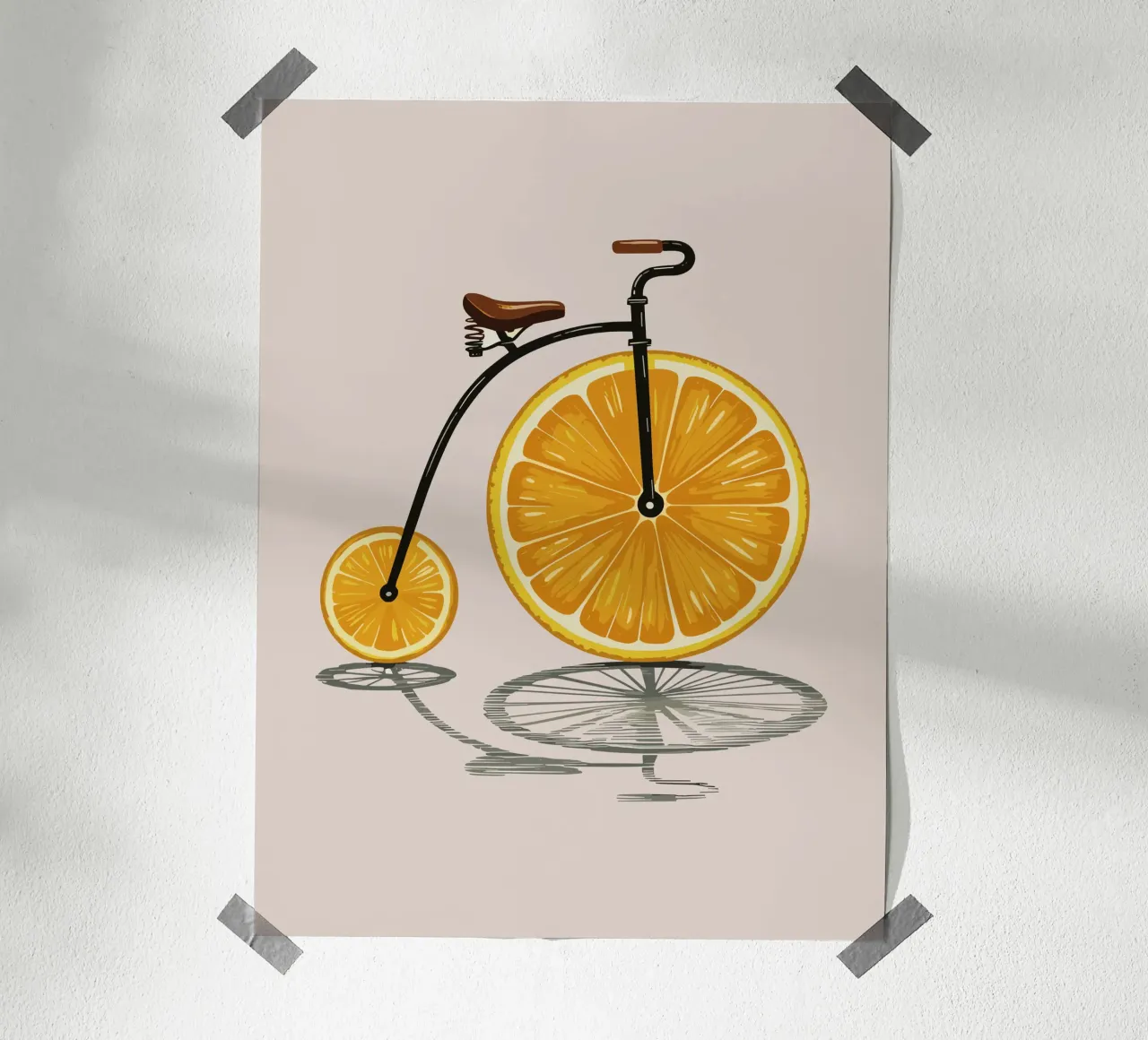 ORANGE WEELS SHADOW poster da FELICIA