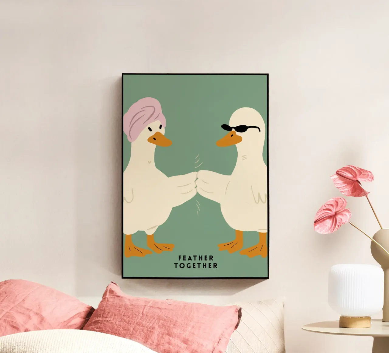 Feather Together plexiglass da PurePeachArt