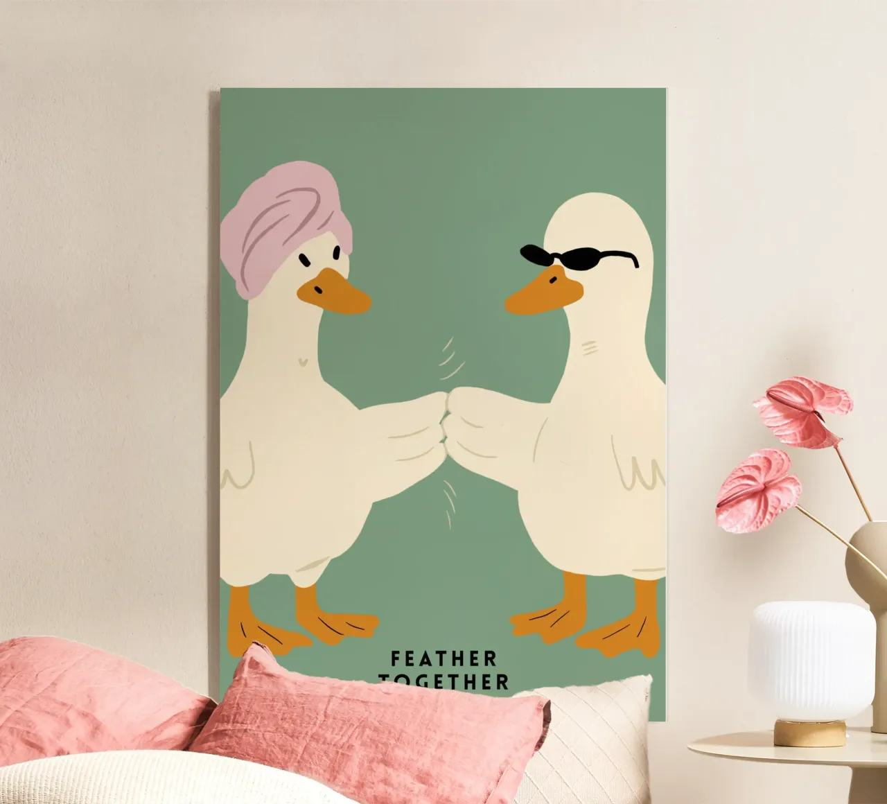 Feather Together plexiglass da PurePeachArt