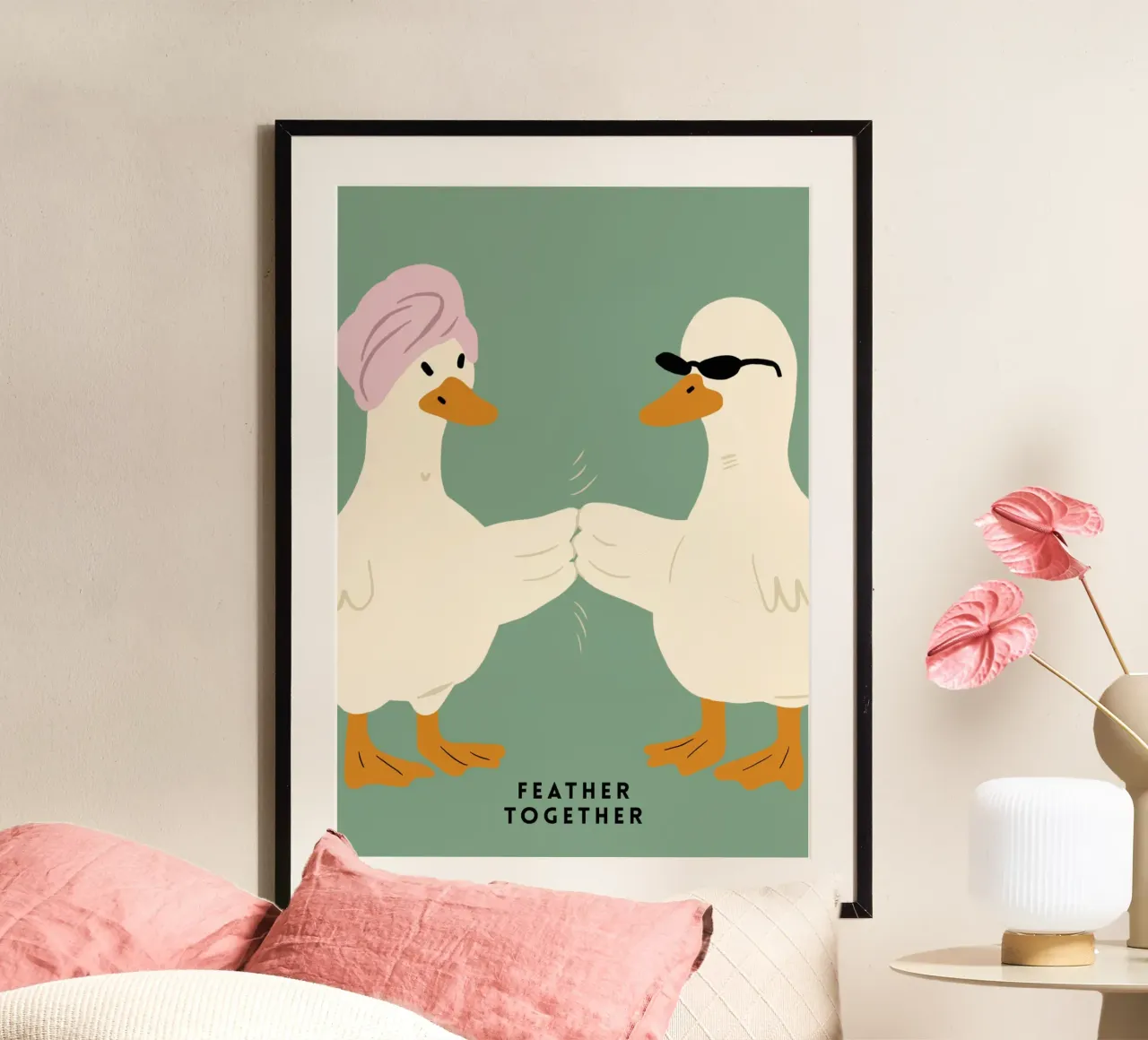 Feather Together poster da PurePeachArt