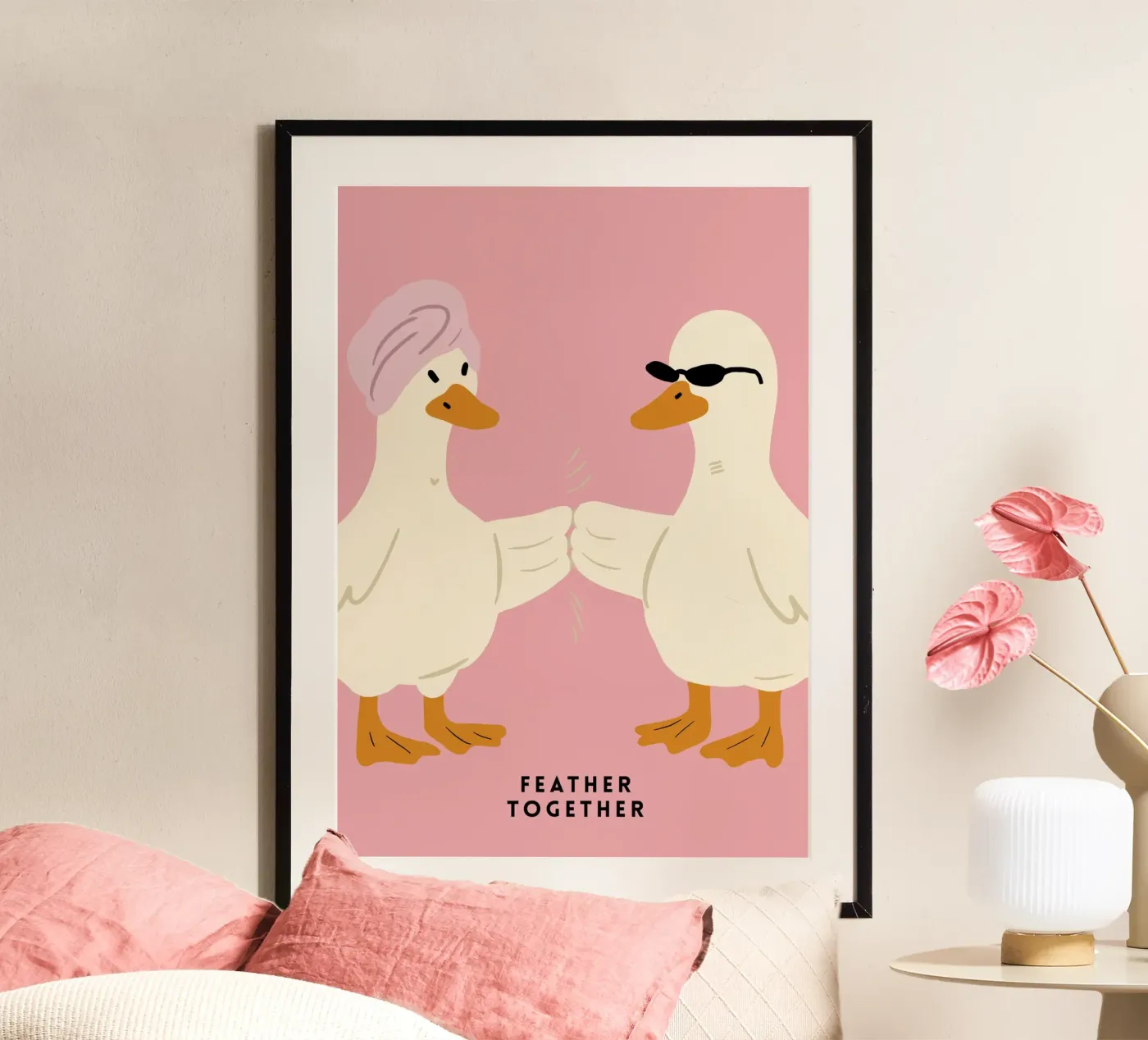 Feather Together poster da PurePeachArt