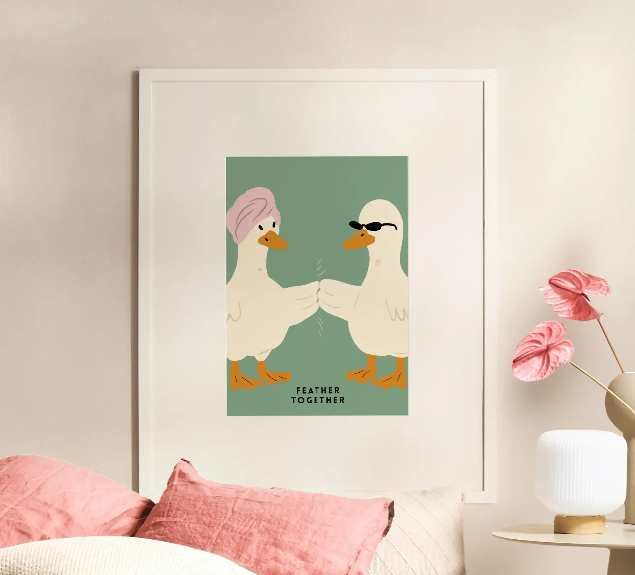 Feather Together poster da PurePeachArt