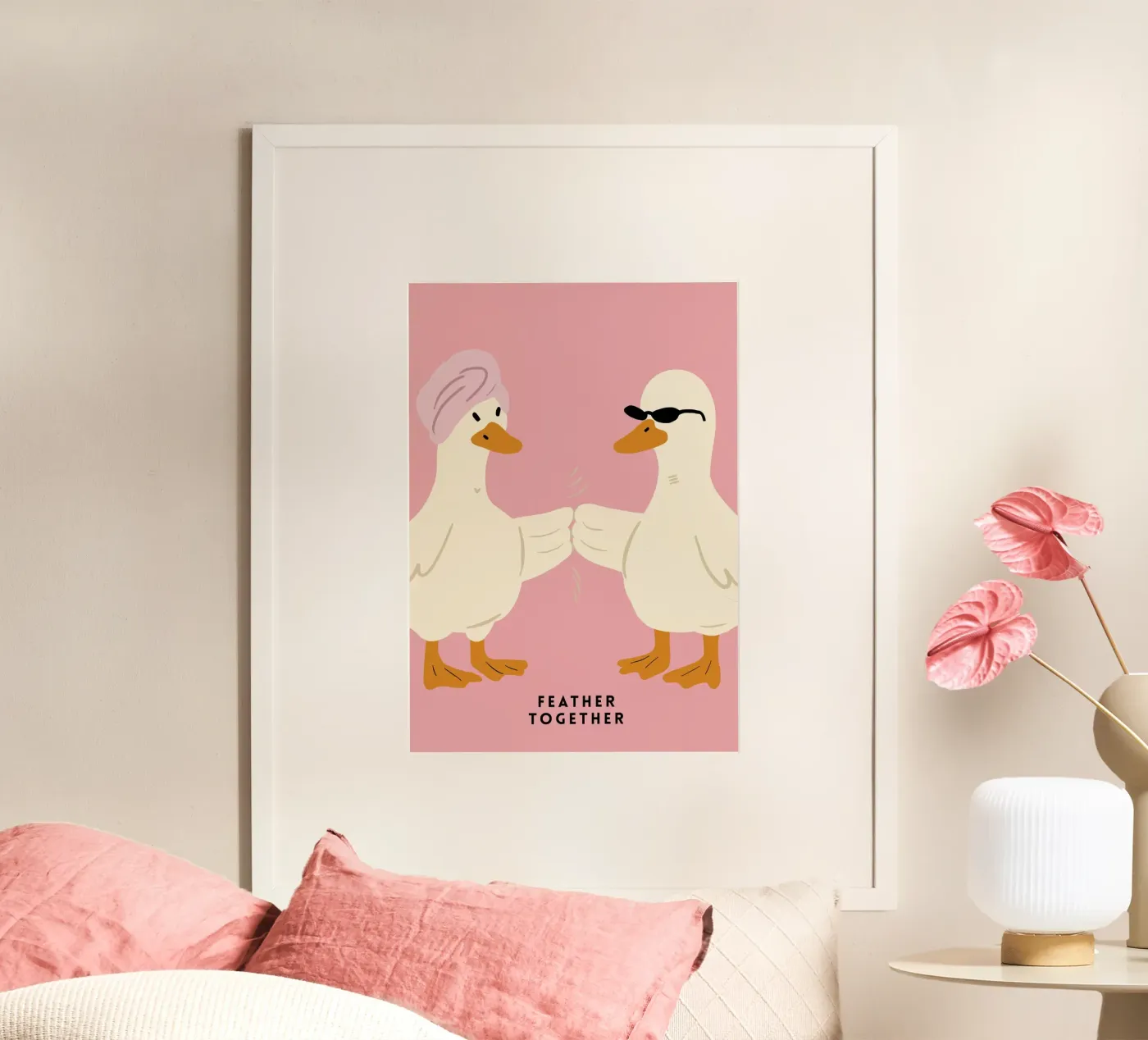 Feather Together poster da PurePeachArt