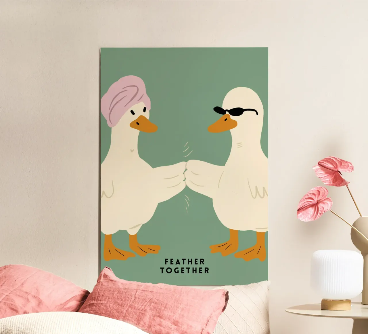 Feather Together poster da PurePeachArt