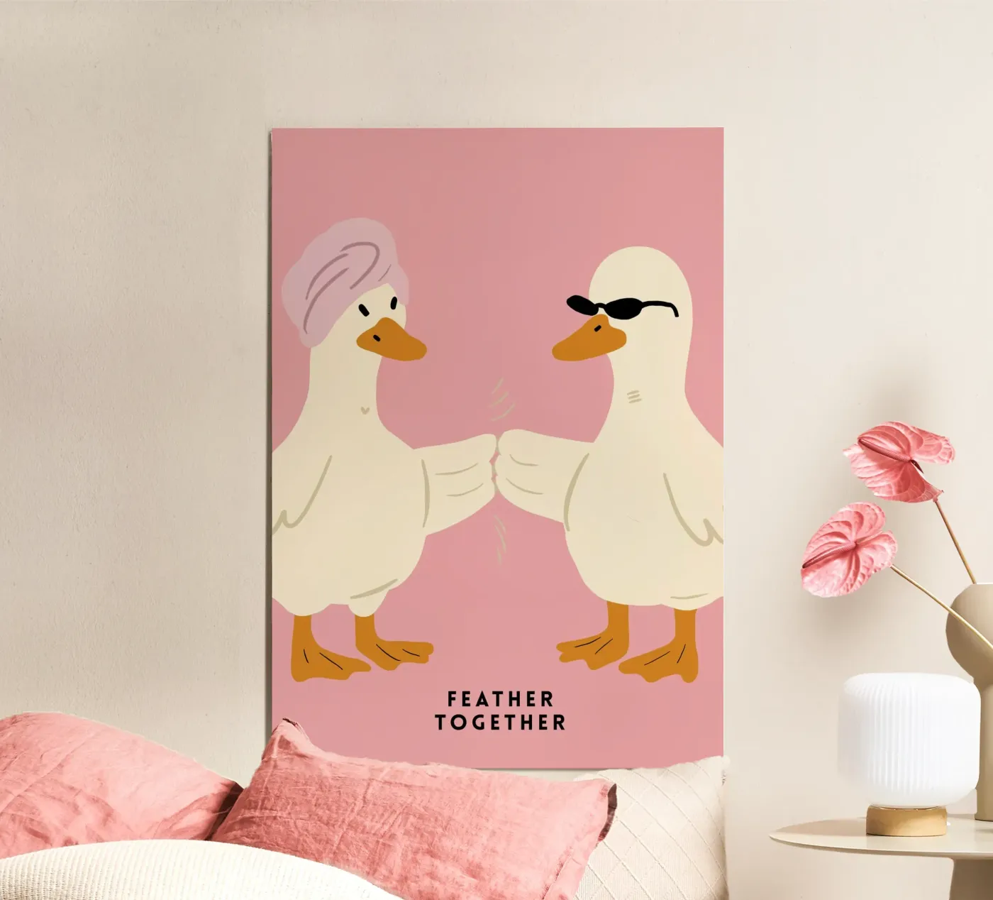 Feather Together poster da PurePeachArt