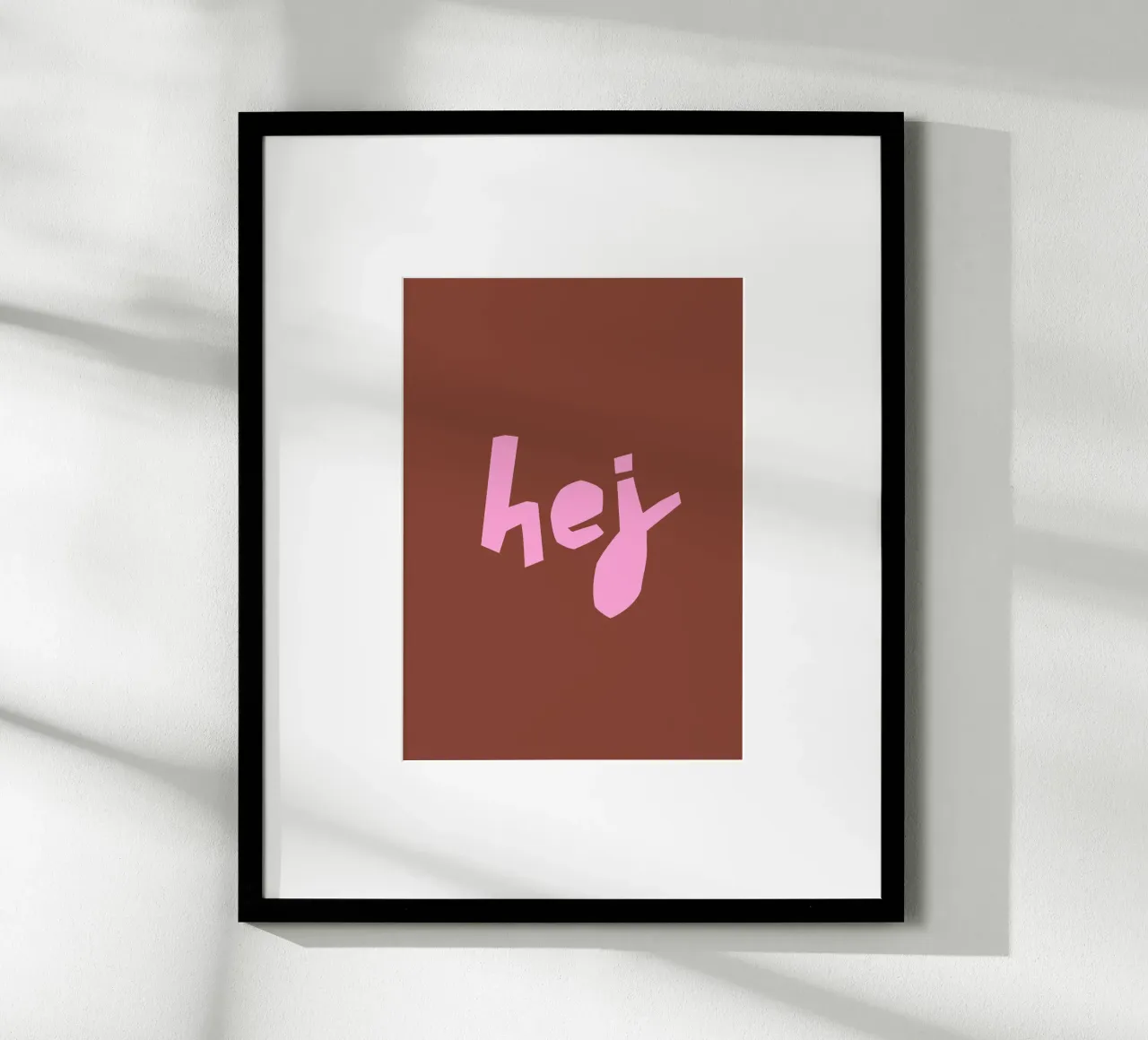 hej poster da PurePeachCleanLine