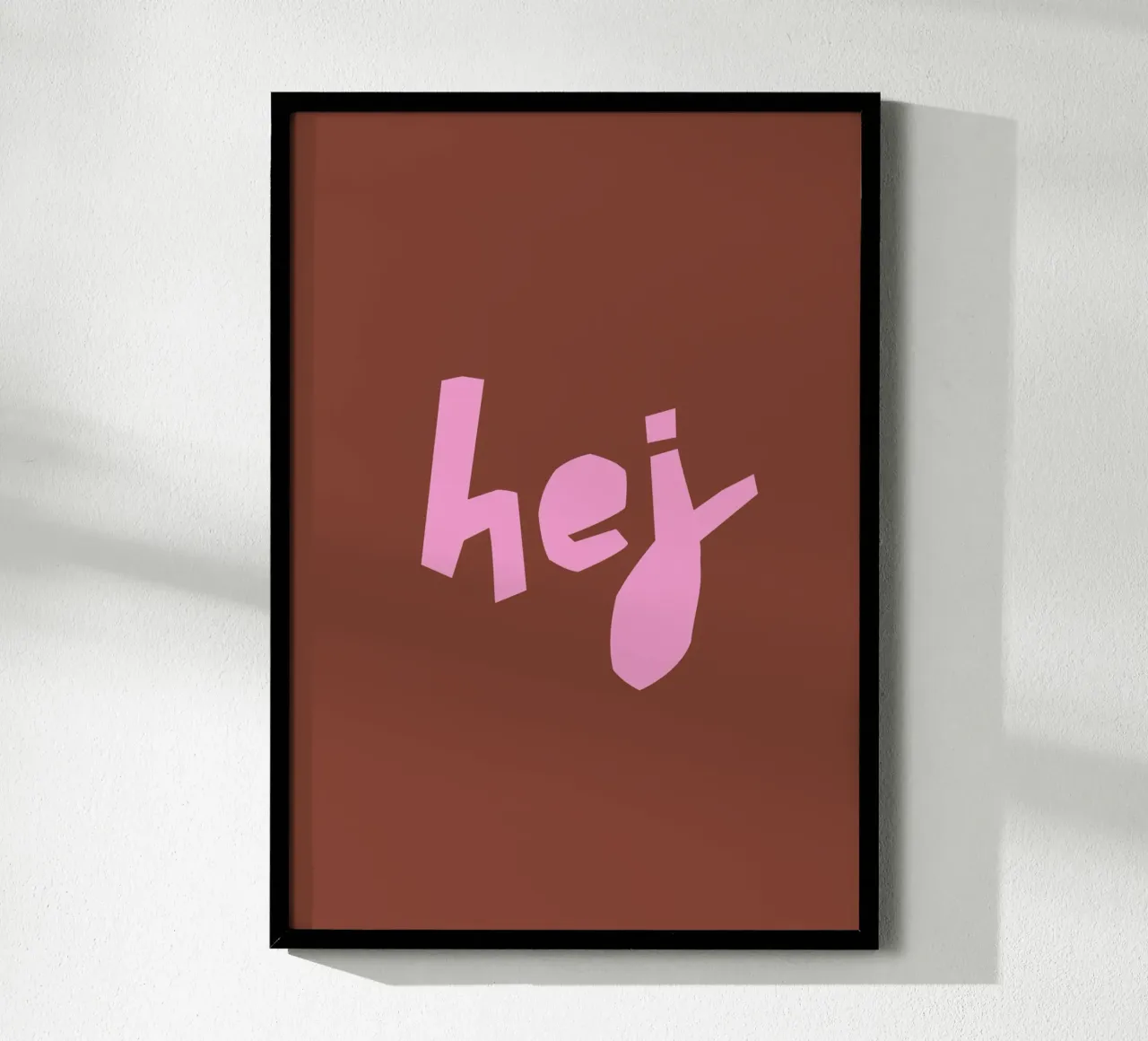 hej poster da PurePeachCleanLine